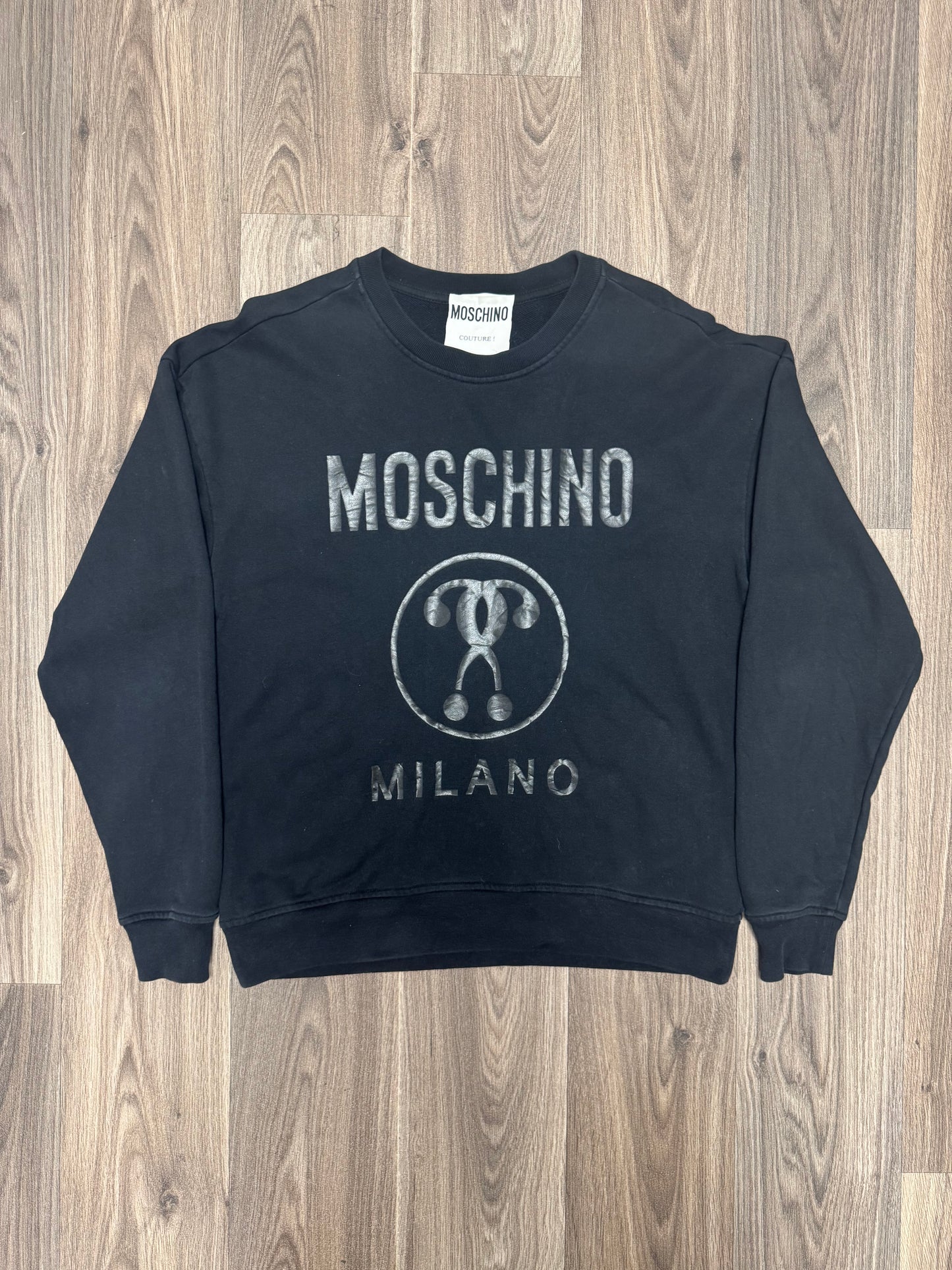 Black Moschino Couture Sweatshirt