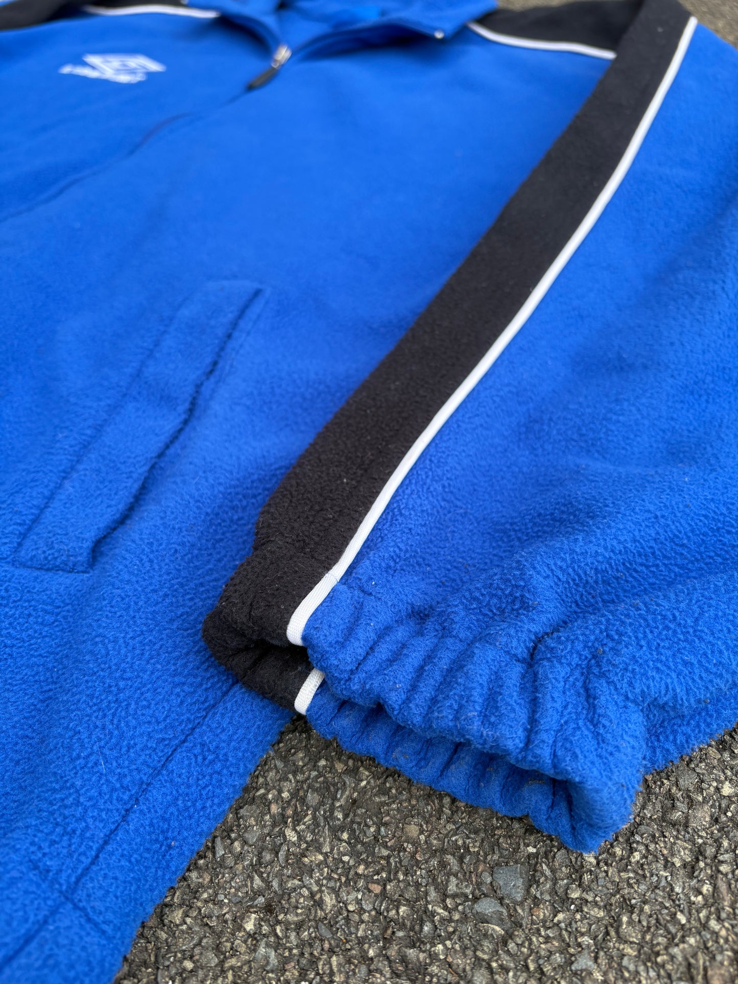 Vintage Umbro Blue Zip Fleece