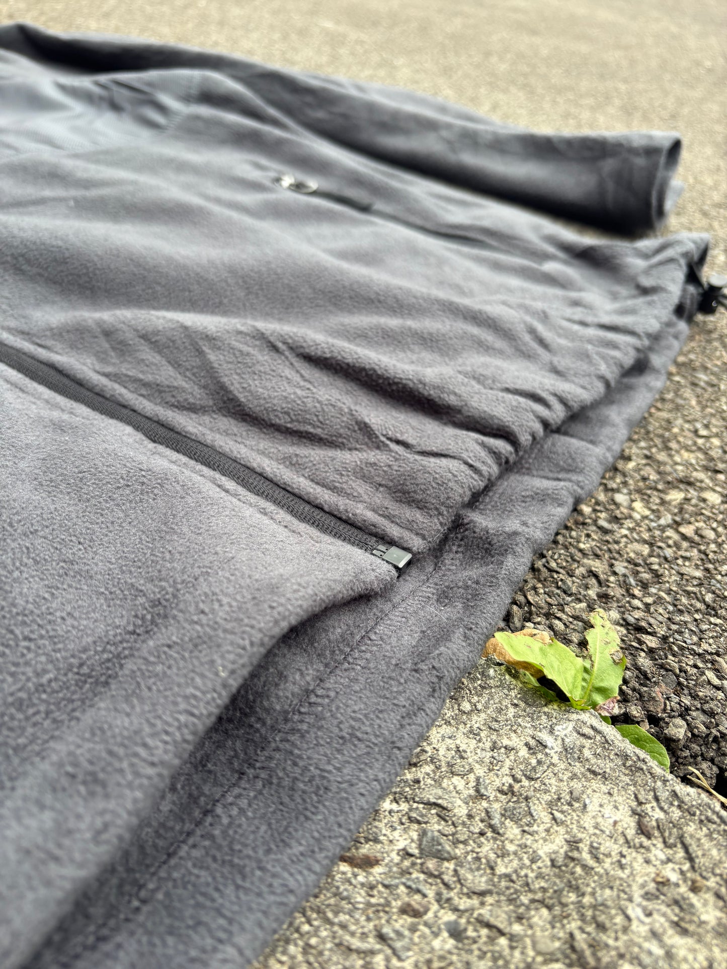 New Balance Grey Zip Fleece Jacket