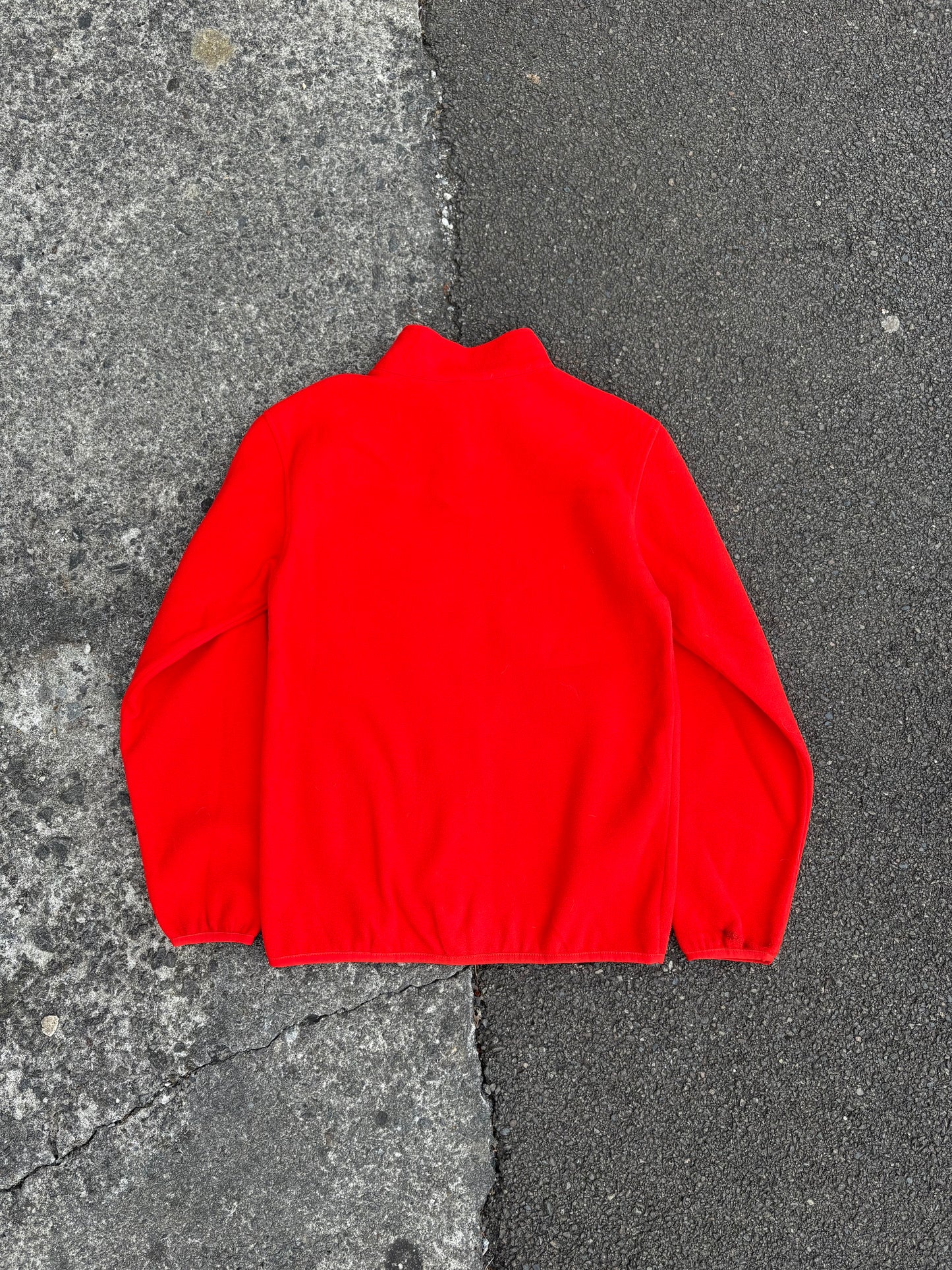 The North Face Orange Zip Fleece