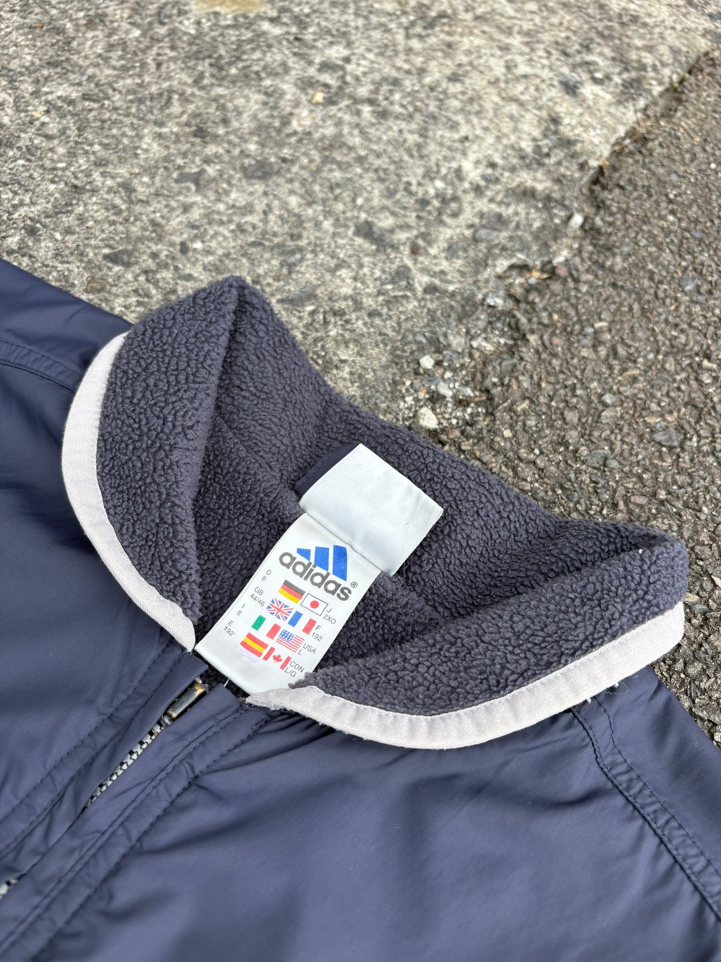 Y2K Adidas Fleece Gillet