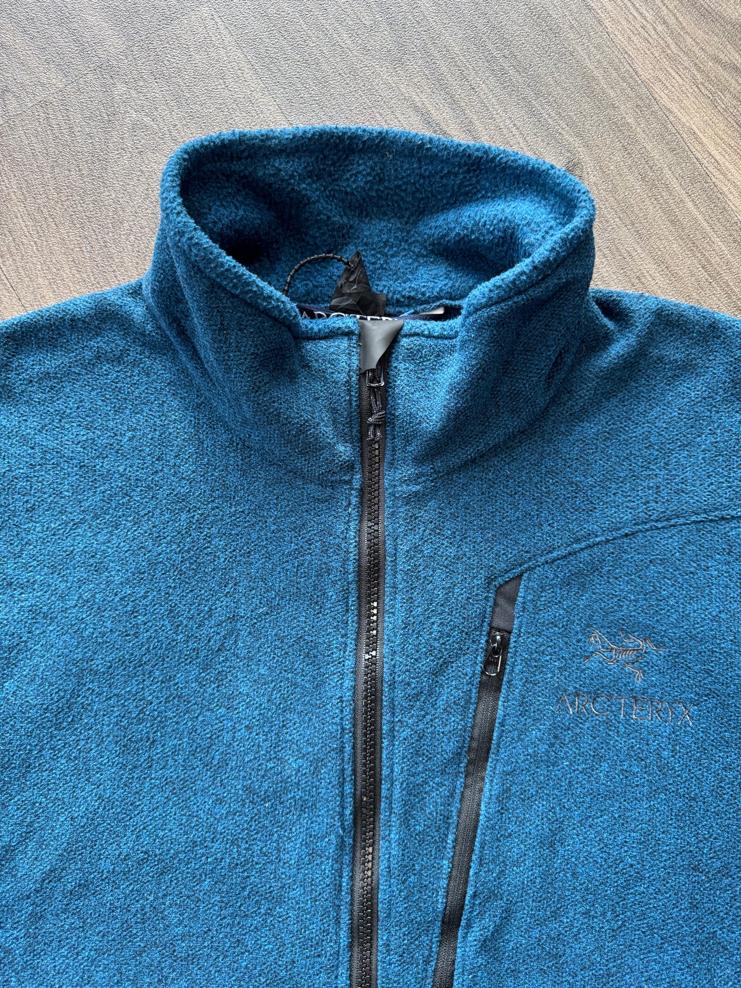 Arcteryx Teal Blue Zip Fleece