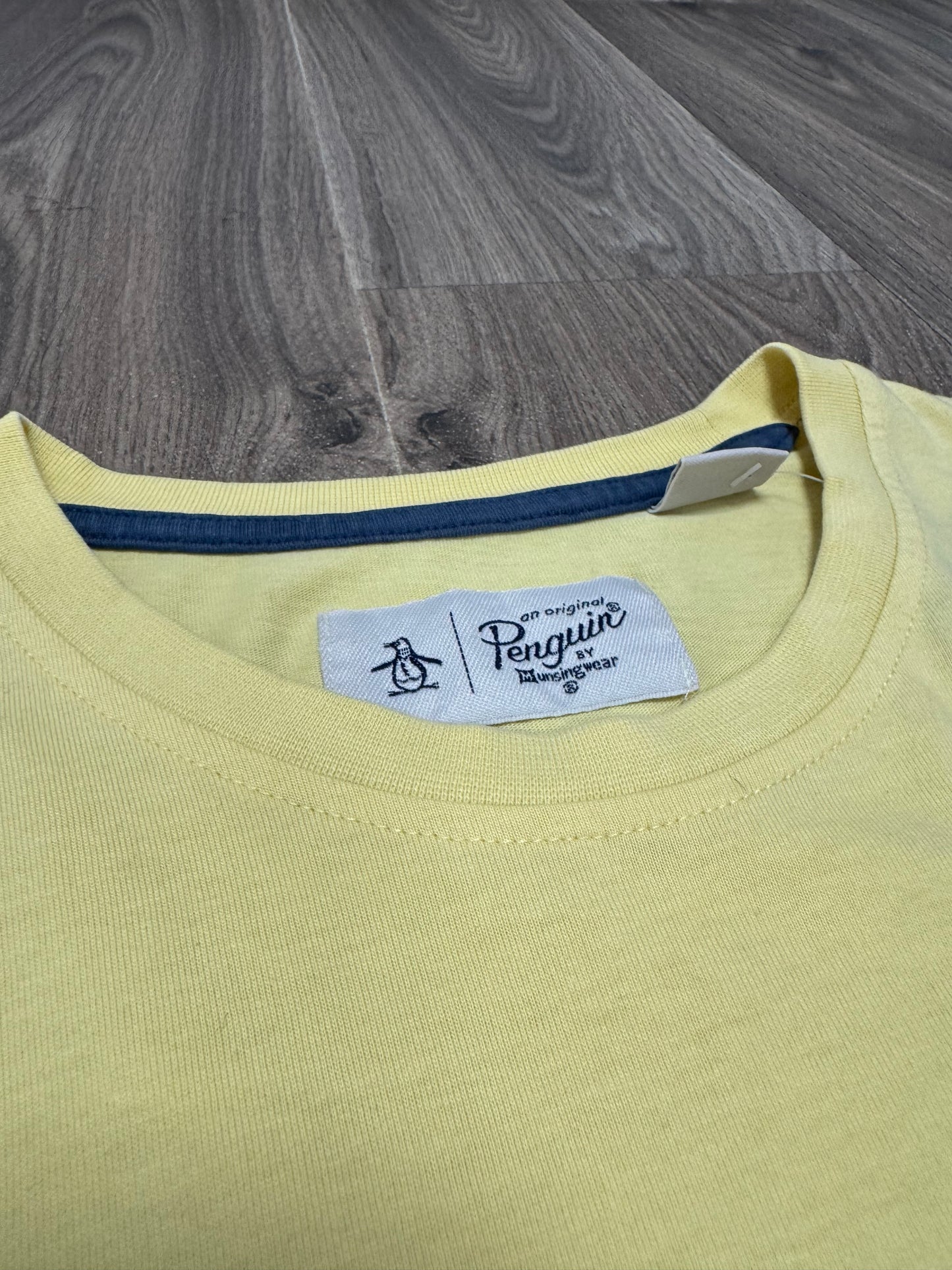 Embroidered Penguin Yellow Tee