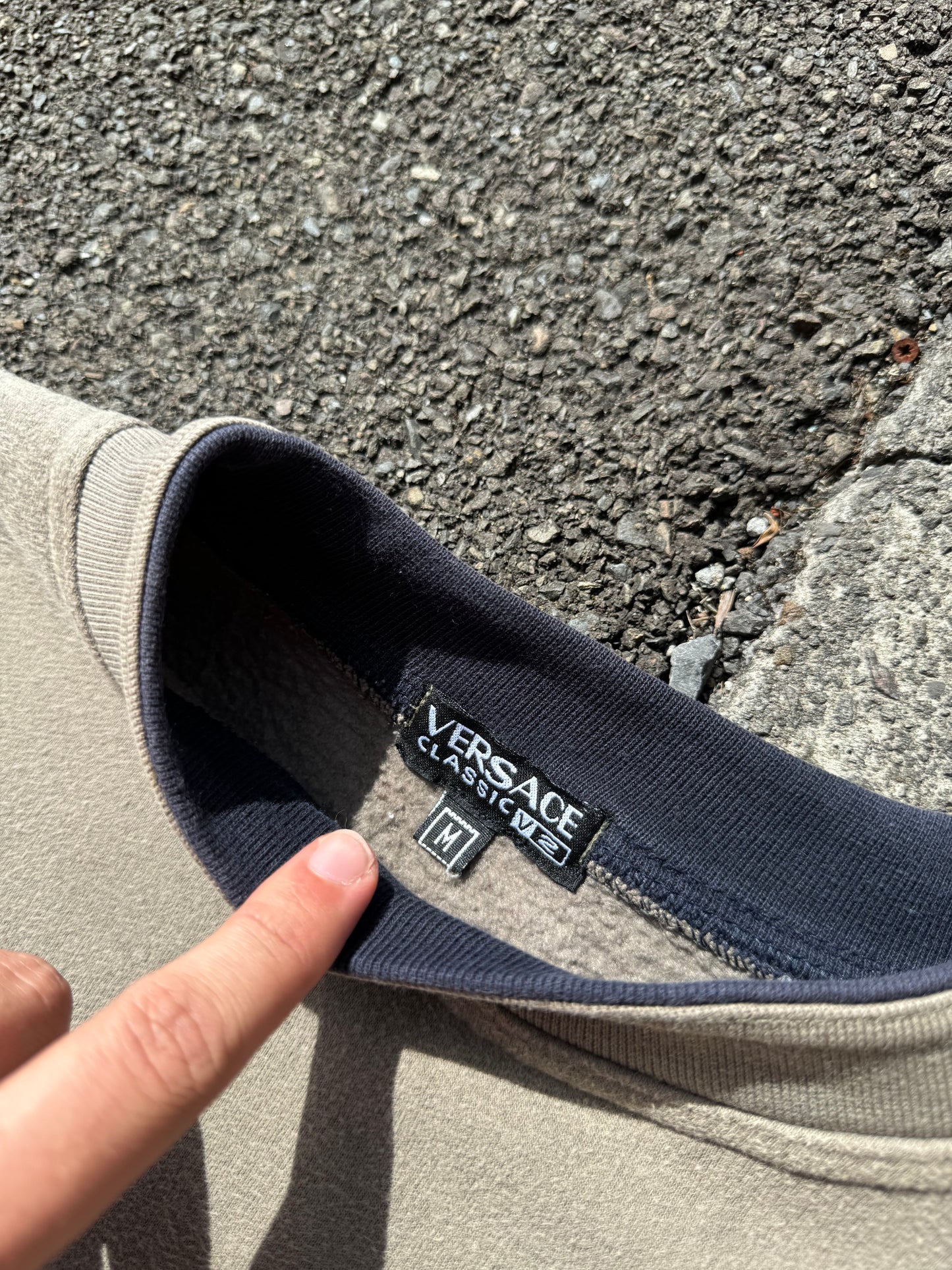 Vintage Versace Spellout Sweatshirt