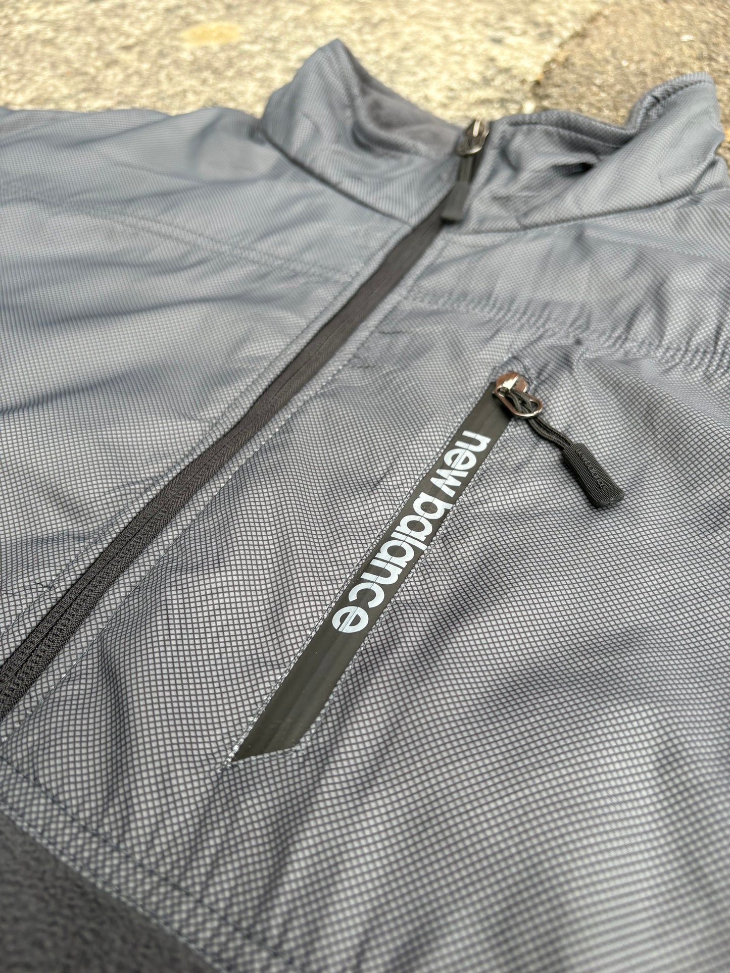 New Balance Grey Zip Fleece Jacket