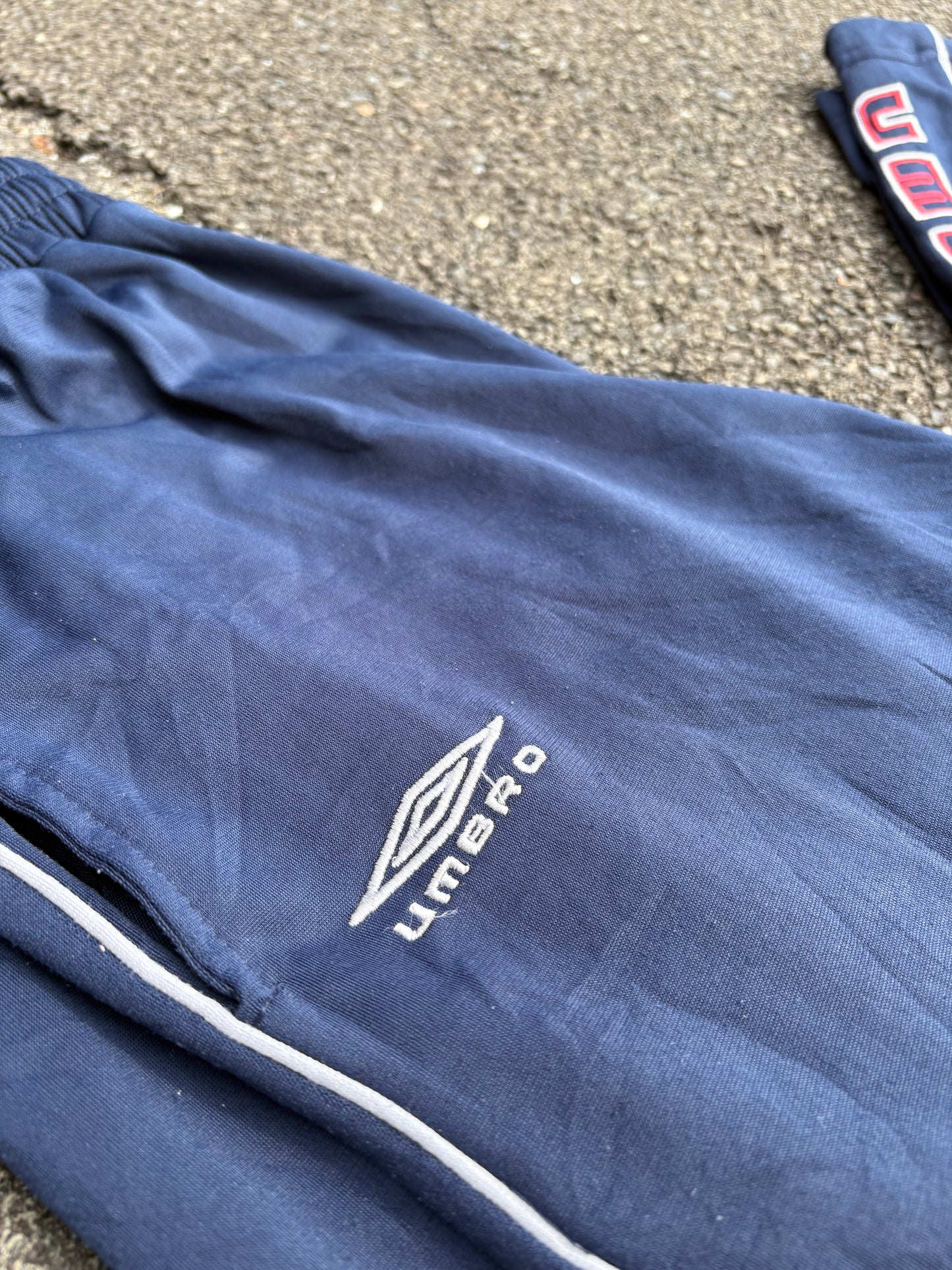 Vintage Umbro Navy Track Pants