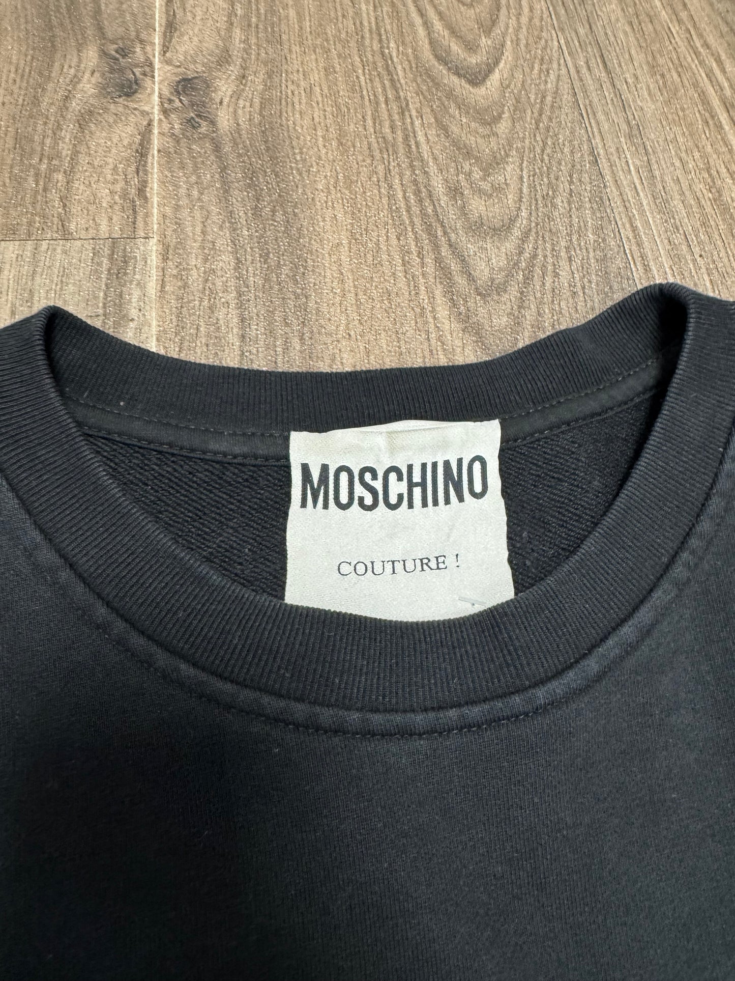 Black Moschino Couture Sweatshirt