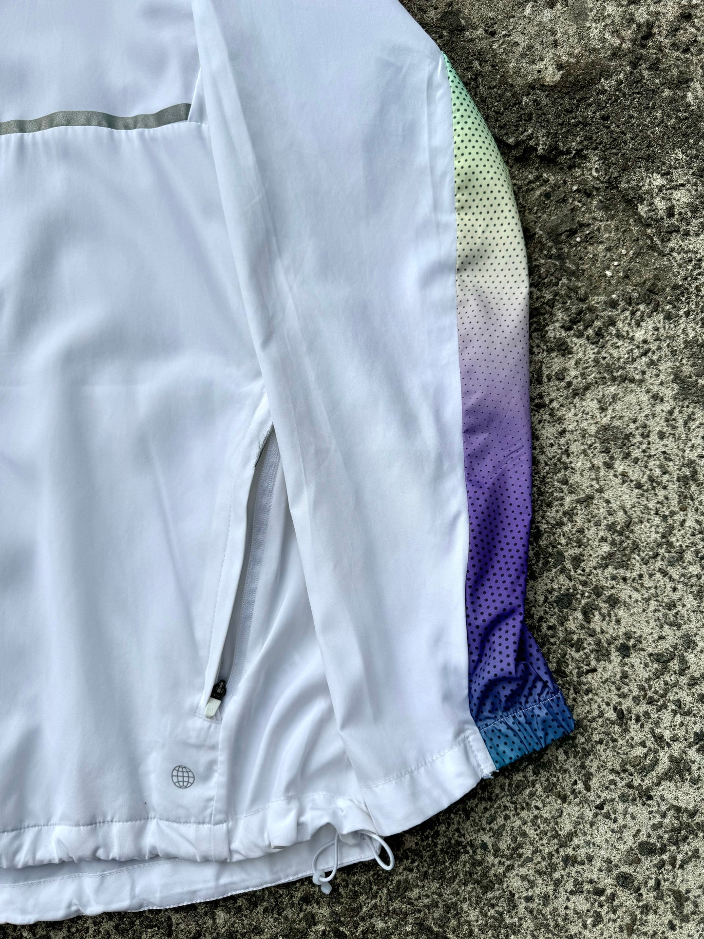 Adidas White Running Jacket