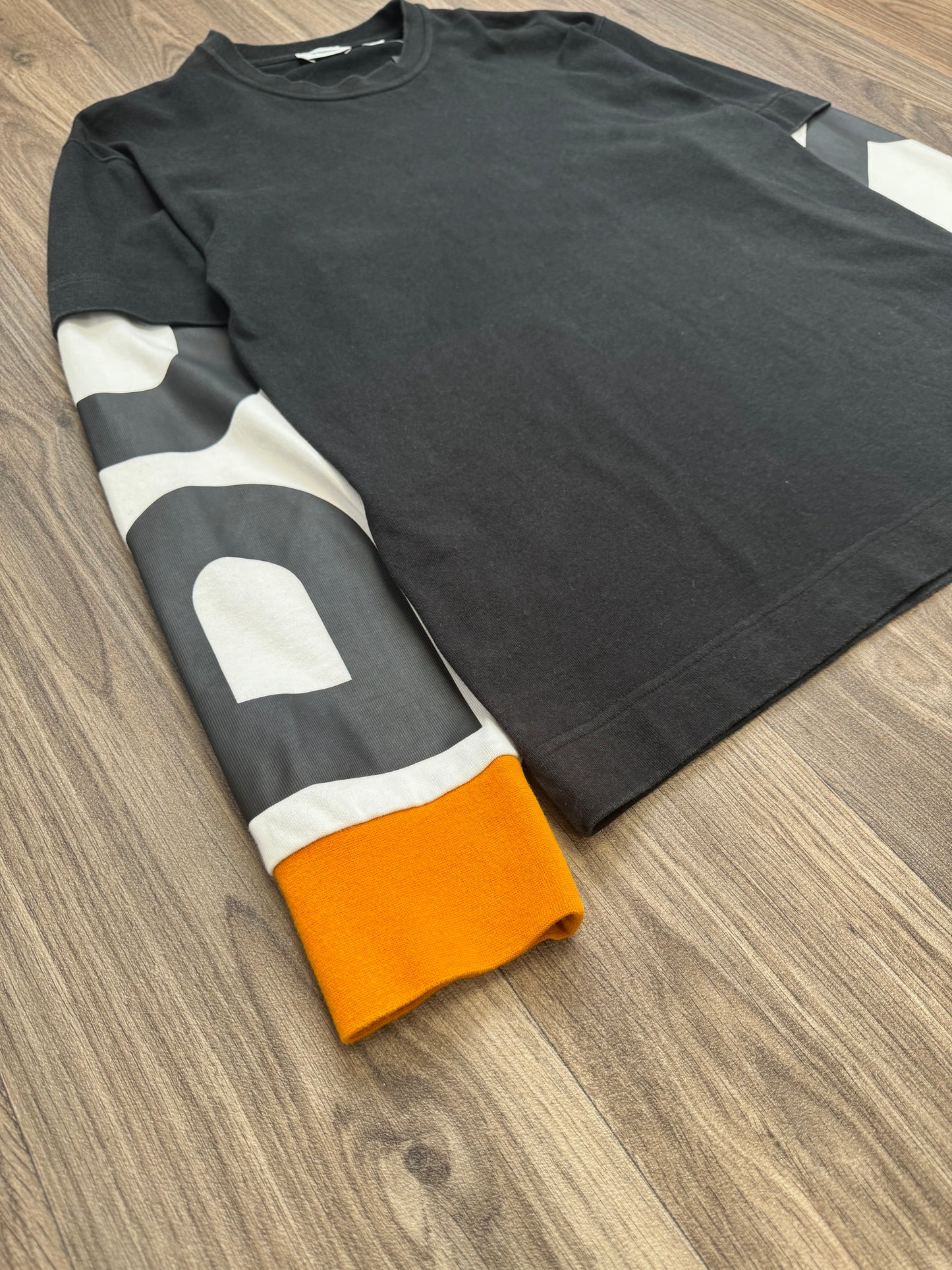 Burberry Orange Cuff Sweatshirt