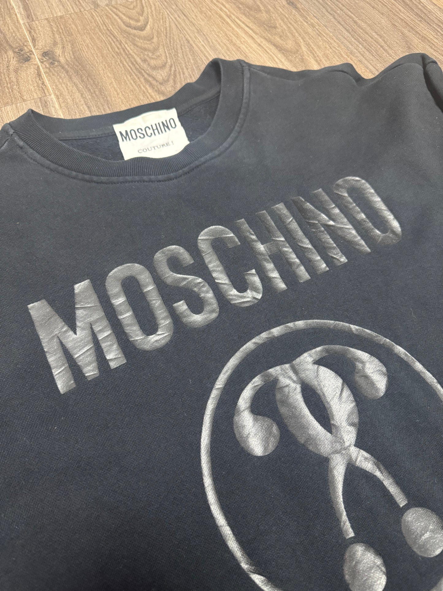 Black Moschino Couture Sweatshirt