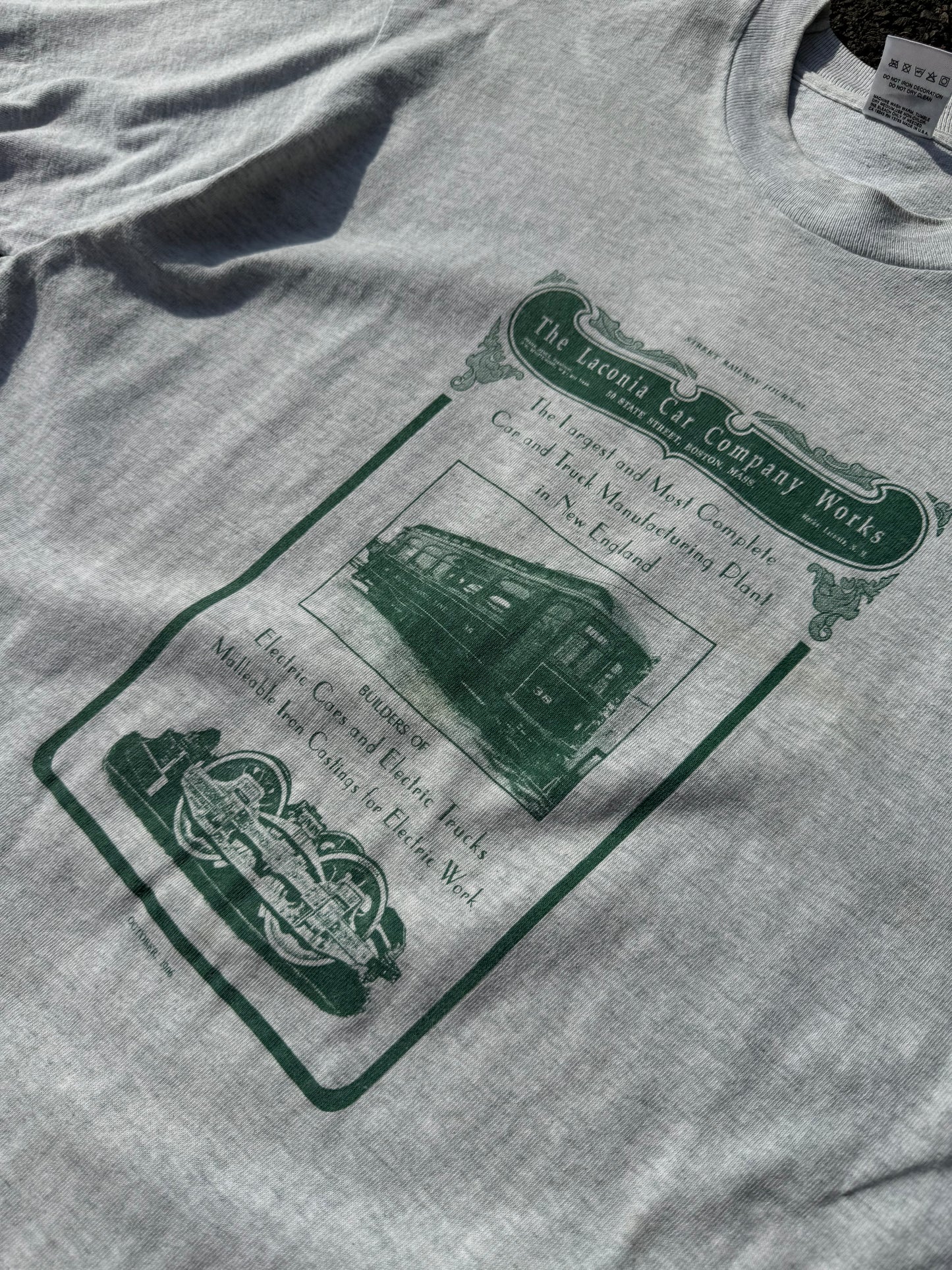 Vintage Tram Cart Graphic Tee
