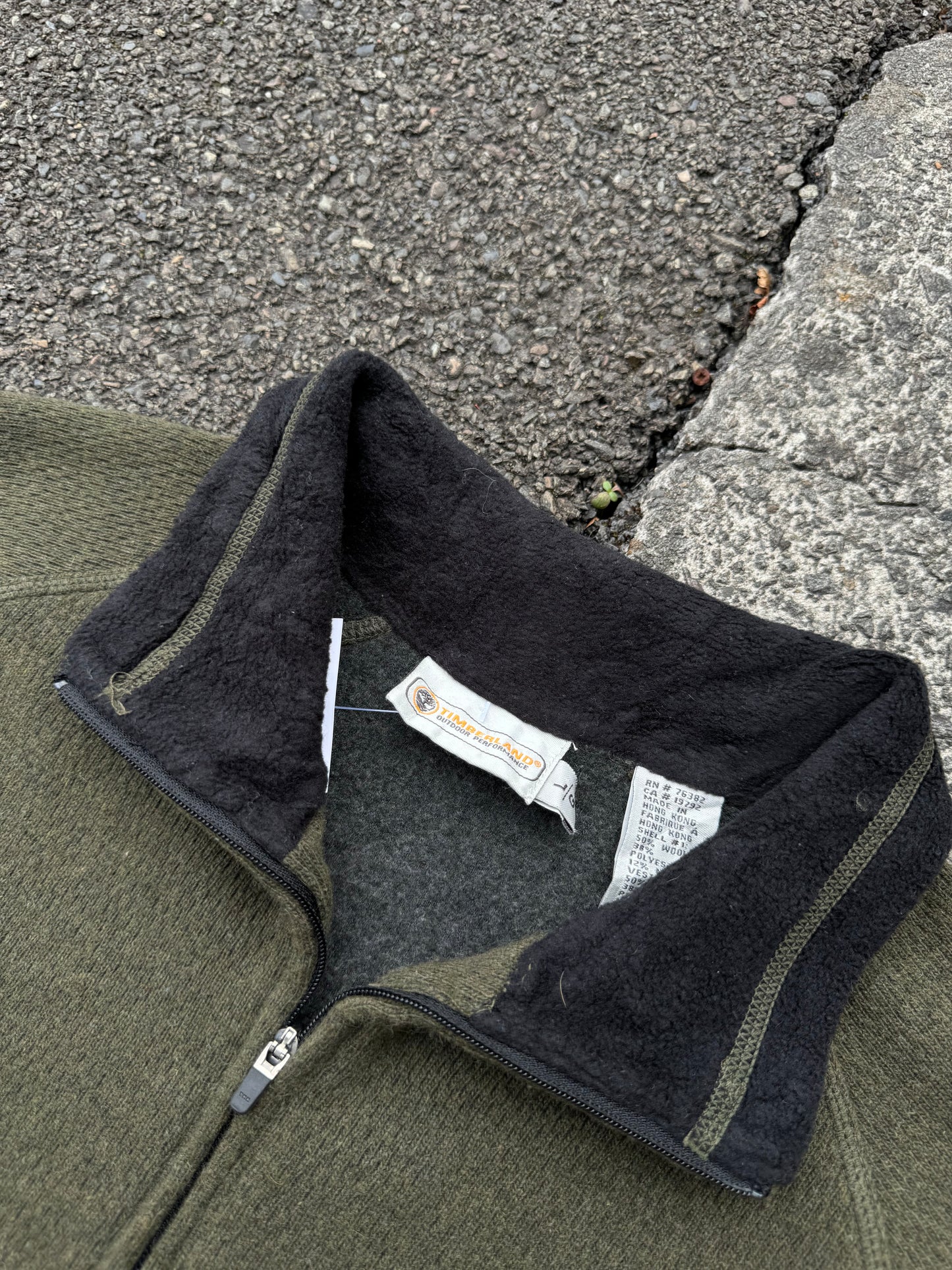 Timberland Wool 1/4 Zip Fleece (Early 00’s)