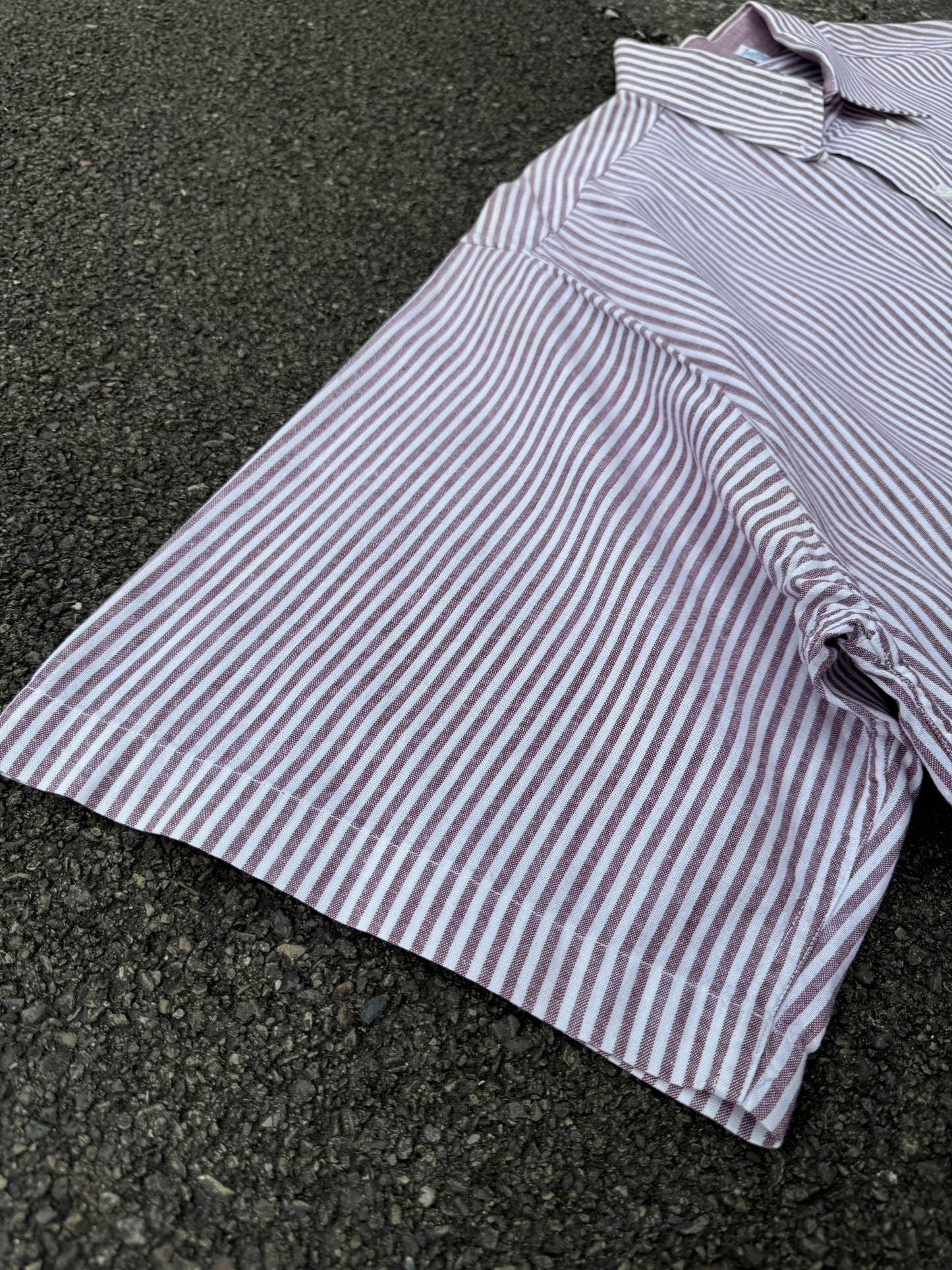 Washed Grape Ducks Unlimited Stripe Shirt