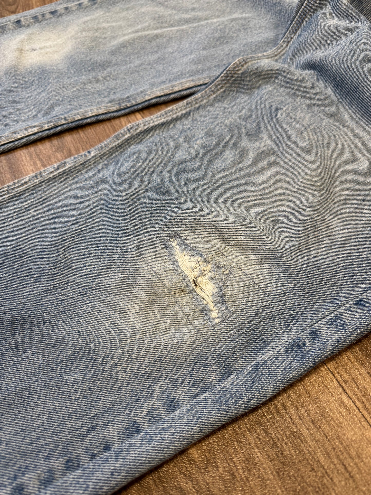 Carhartt Blue Denim Knee Patch Jeans
