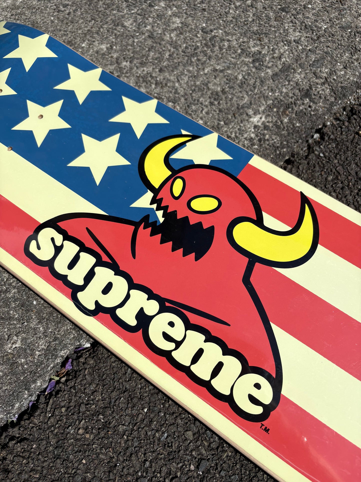 Supreme x Toy Machine Skateboard Deck 8.25