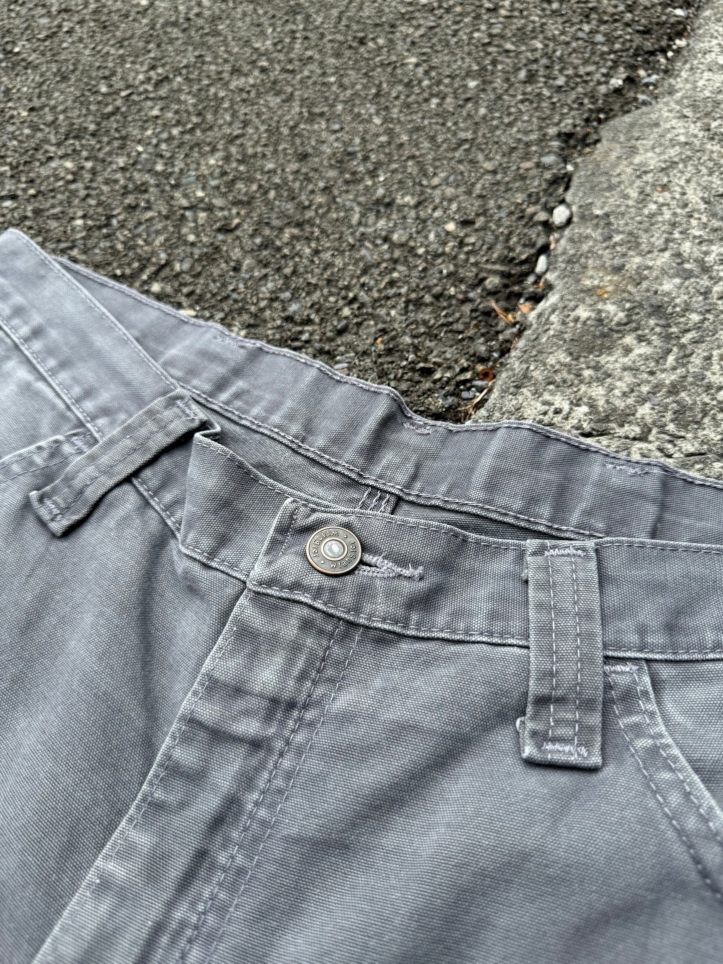 Grey Wrangler Carpenter Shorts