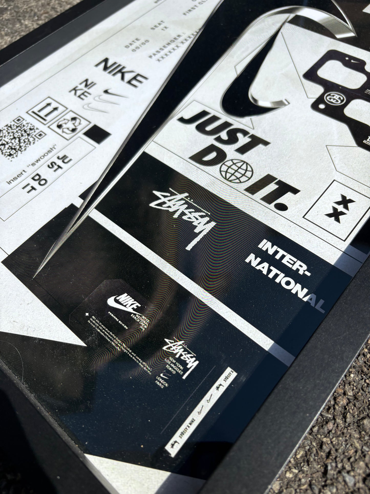 Nike x Stüssy A3 Framed Print