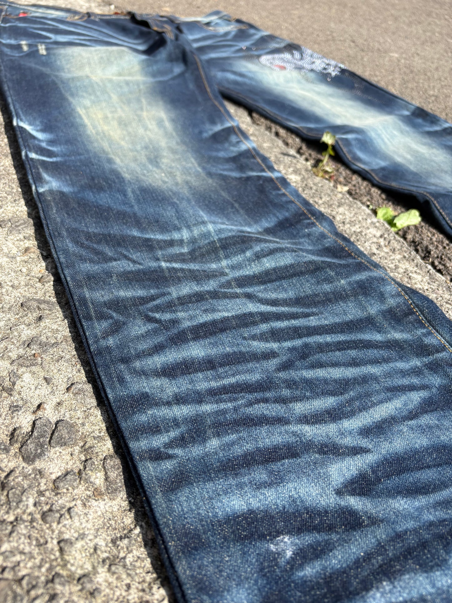 Oni Arai Y2K Gem Studded Jeans