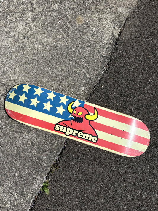 Supreme x Toy Machine Skateboard Deck 8.25