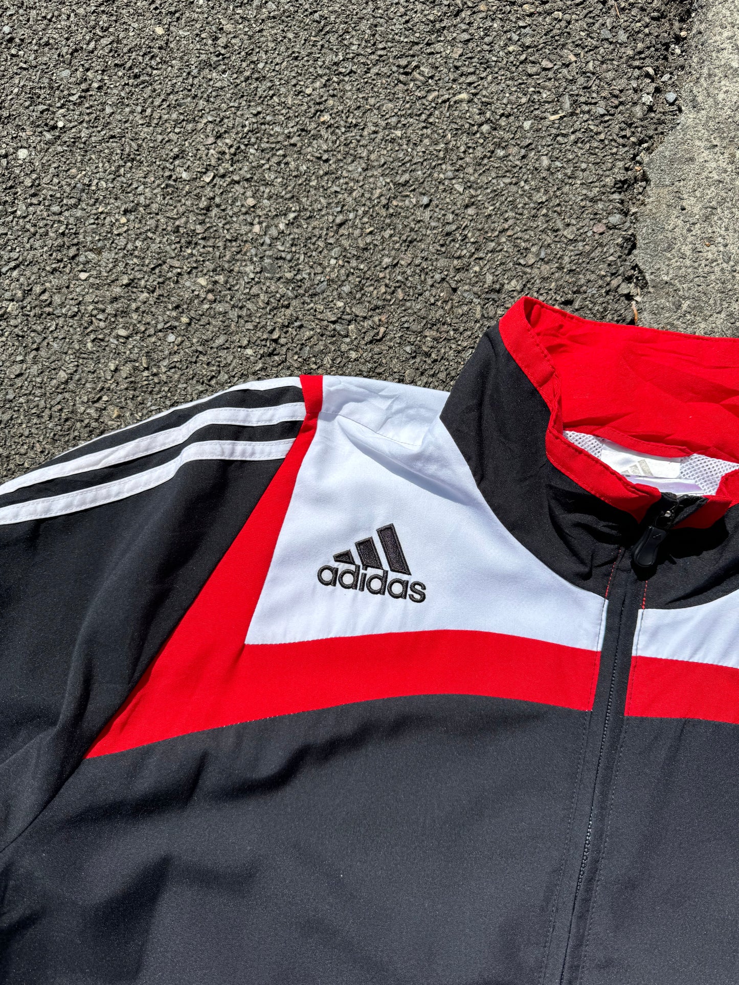 Black Adidas Liverpool Warmup Jacket 2008