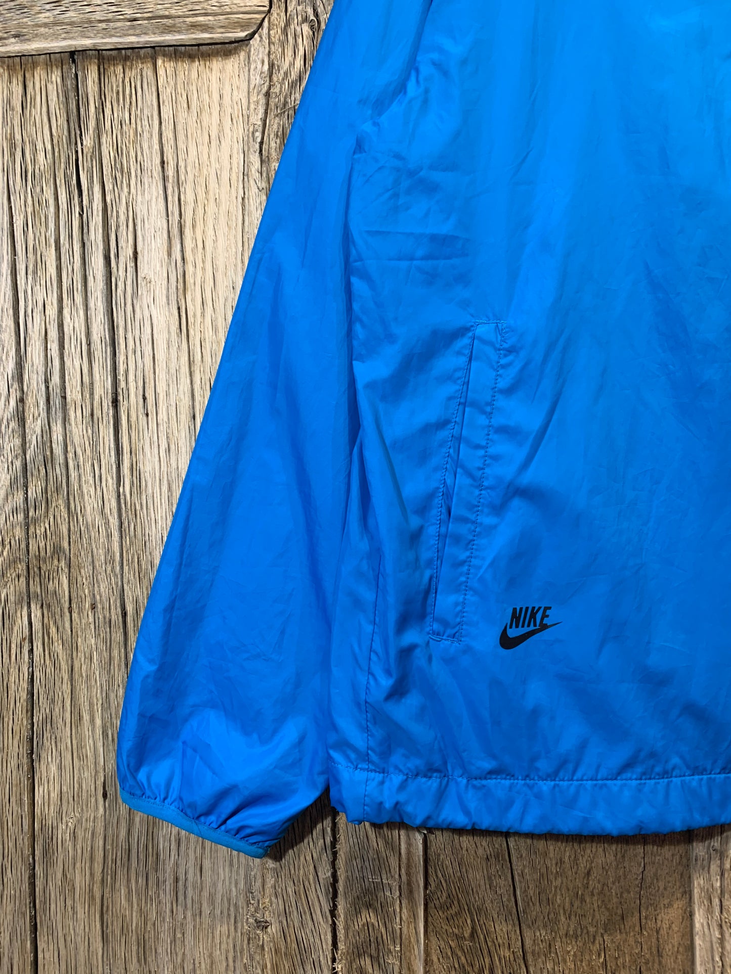 Vintage Blue Nike AW10 Coach Jacket