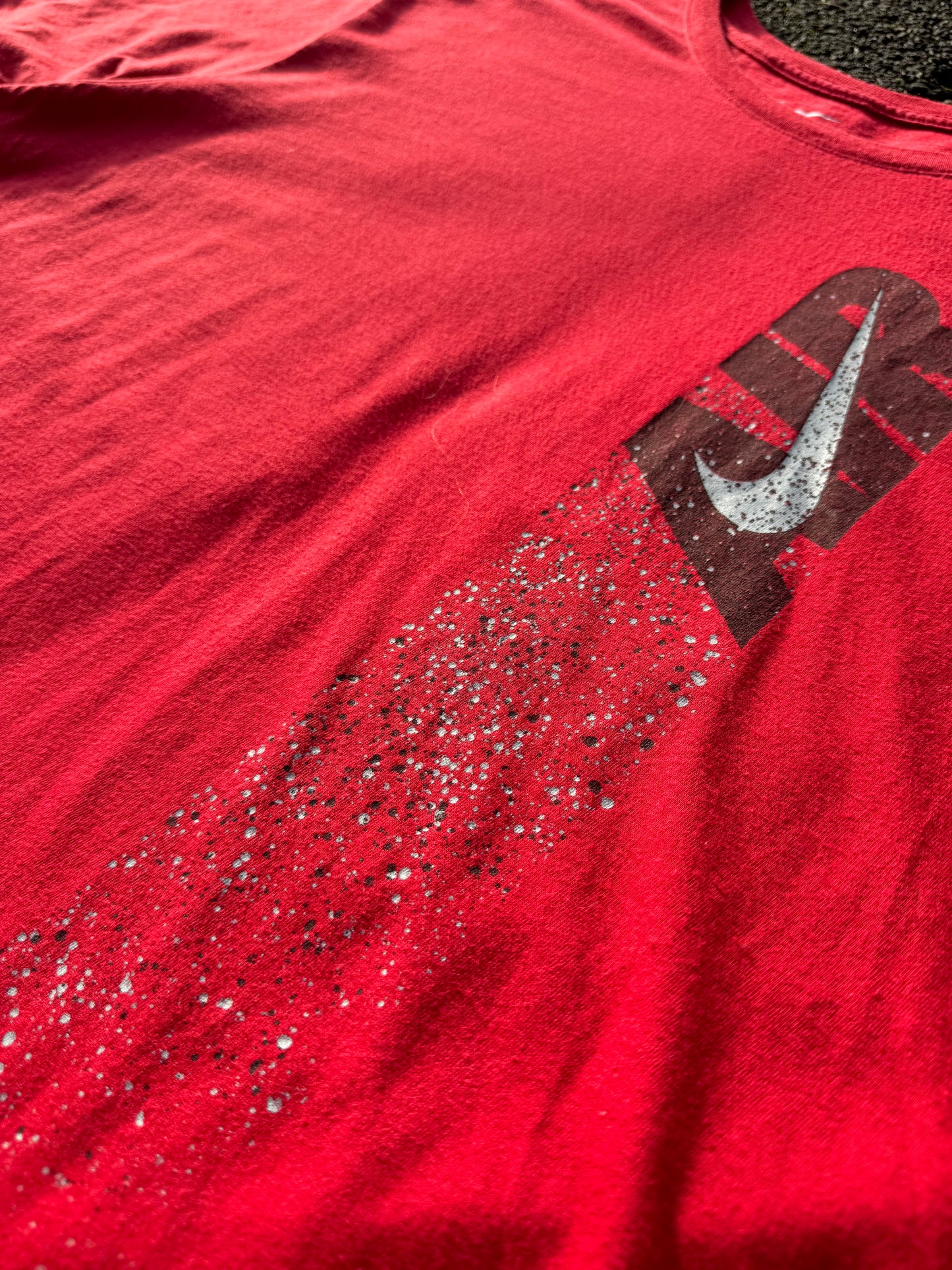 Red Nike Air Graphic Tee