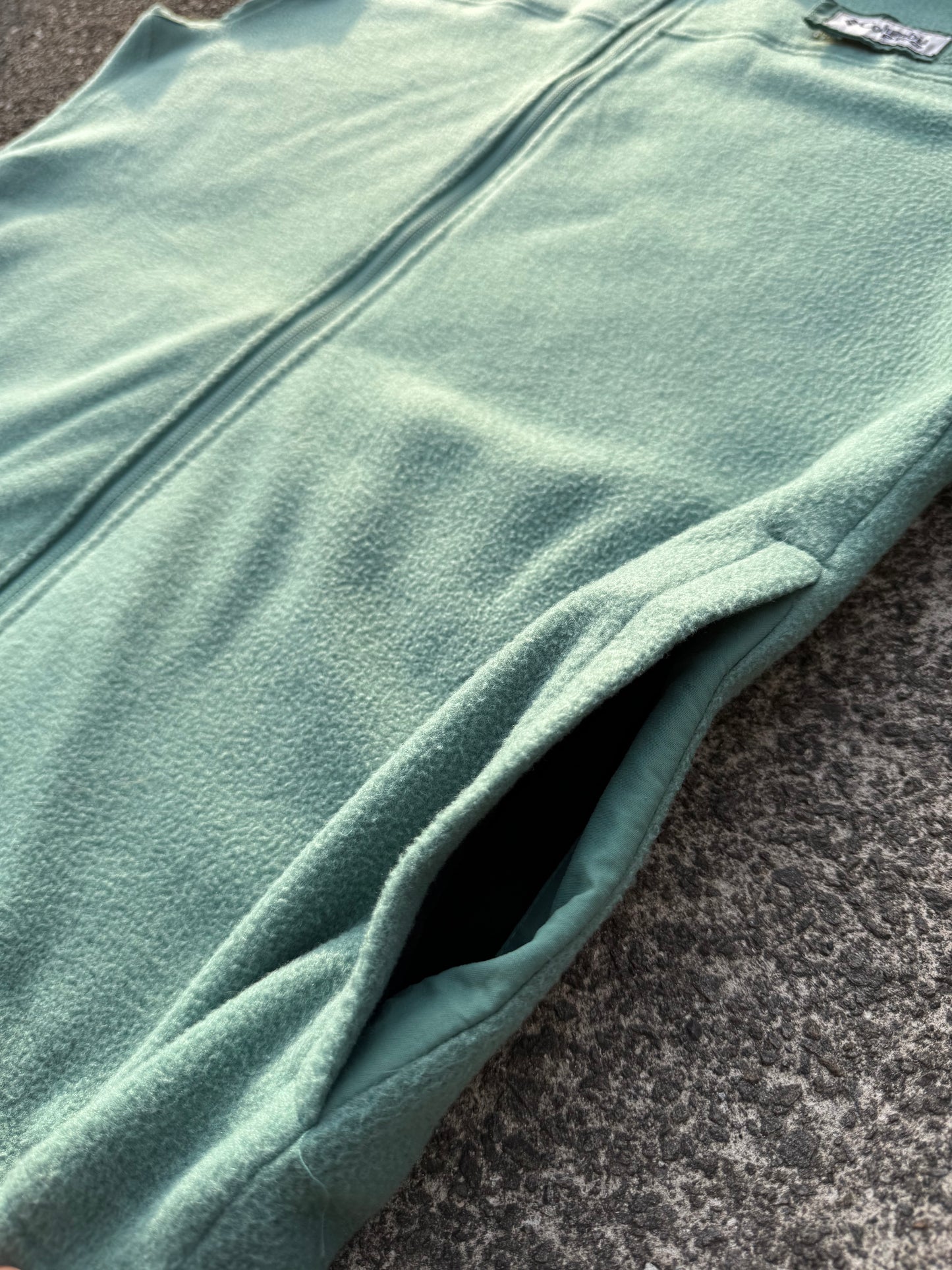 Columbia PFG Green Fleece Gillet