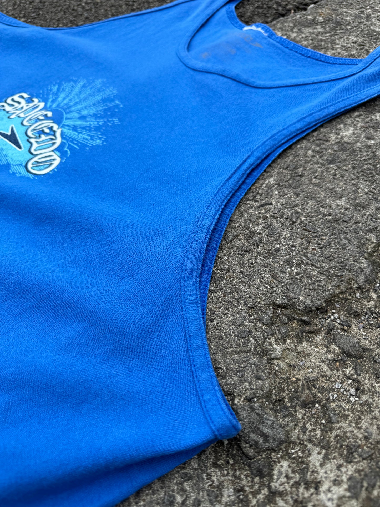 Vintage Blue Speedo Surf Vest