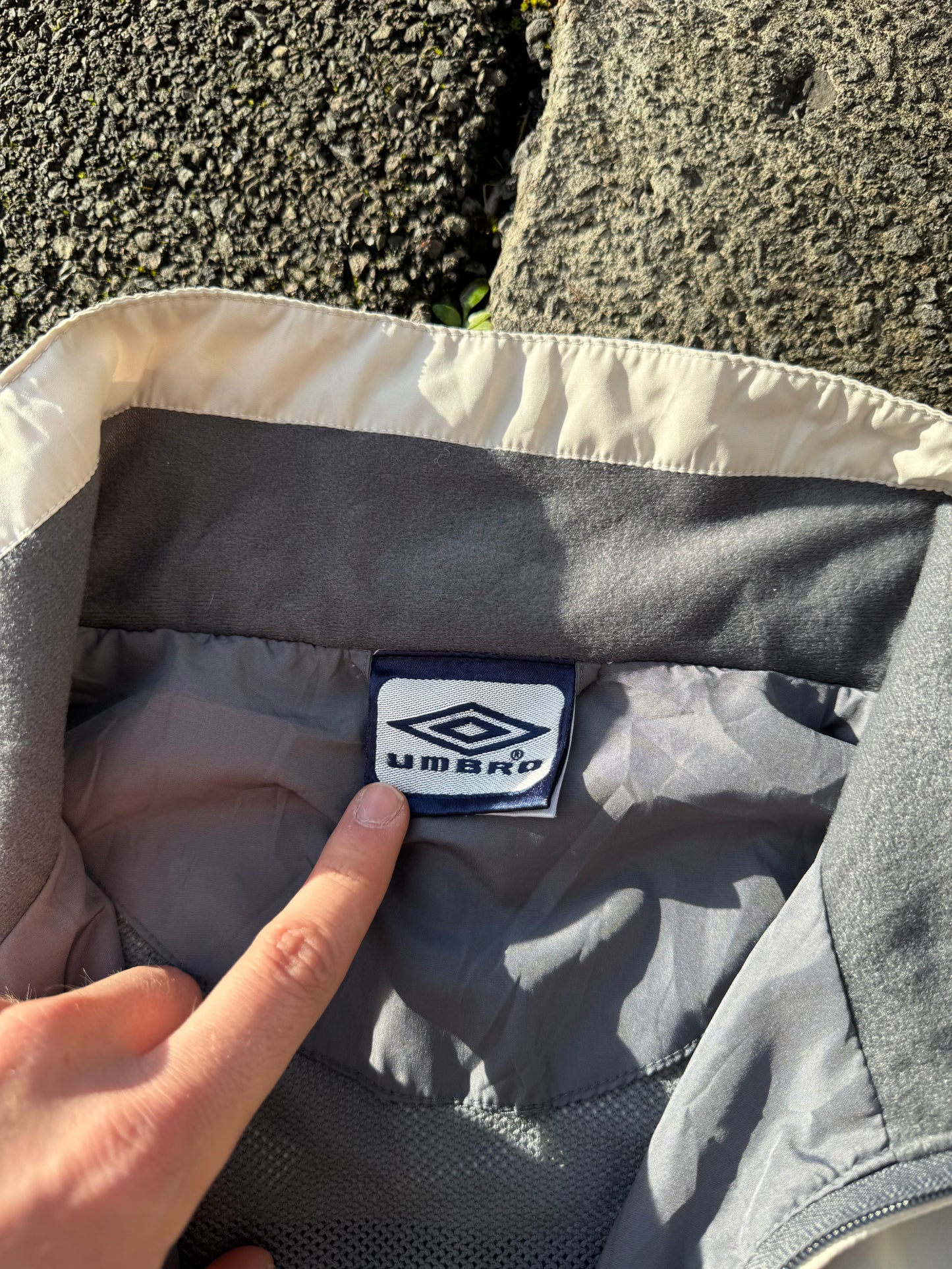 Vintage Umbro Cream Track Jacket