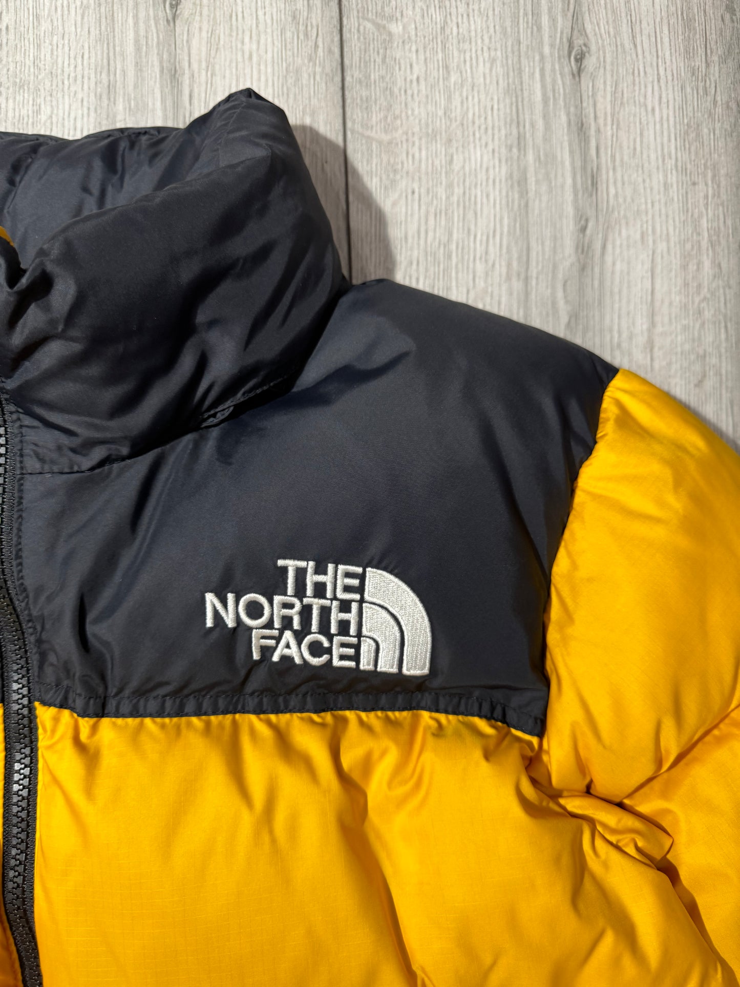 North Face Yellow 1996 Retro Nuptse Puffer Jacket
