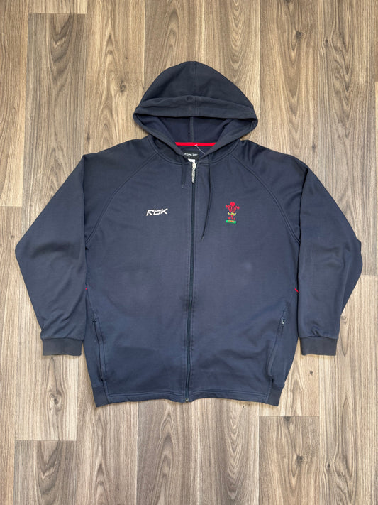Wales WRU Grey Reebok Zip Jacket