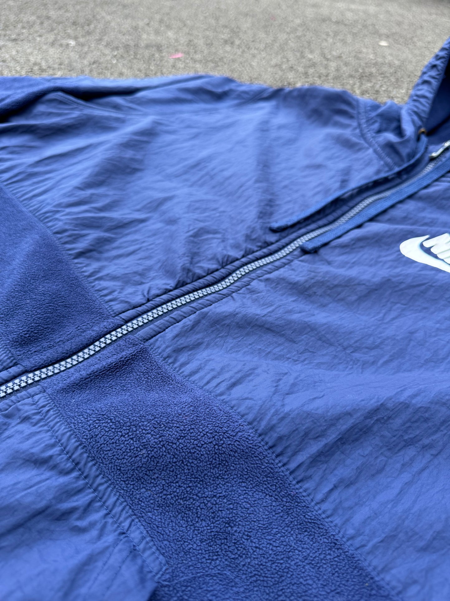 Nike Blue Fleece Zip Hoodie