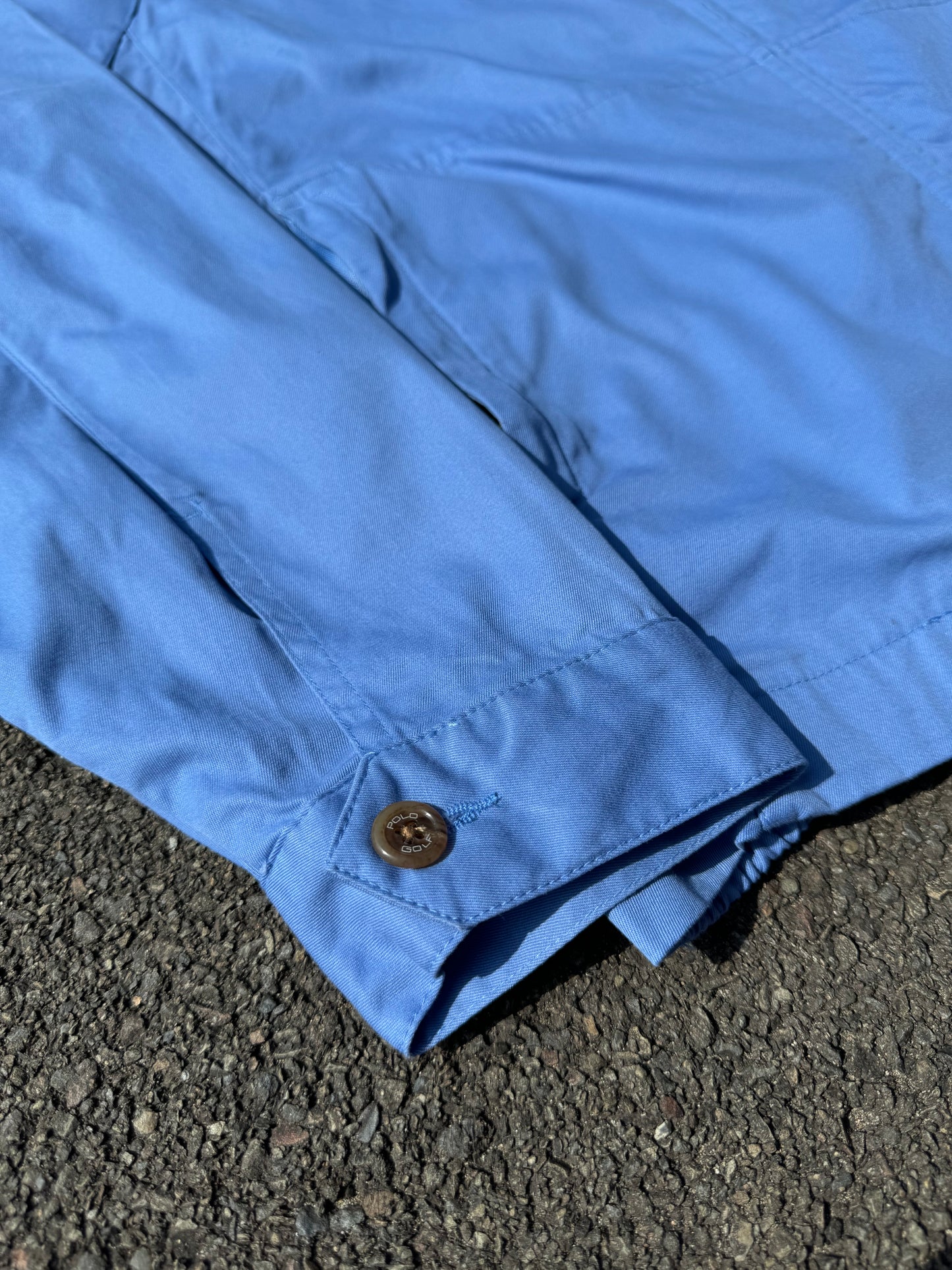 Vintage Ralph Lauren Blue Golf Bomber Jacket