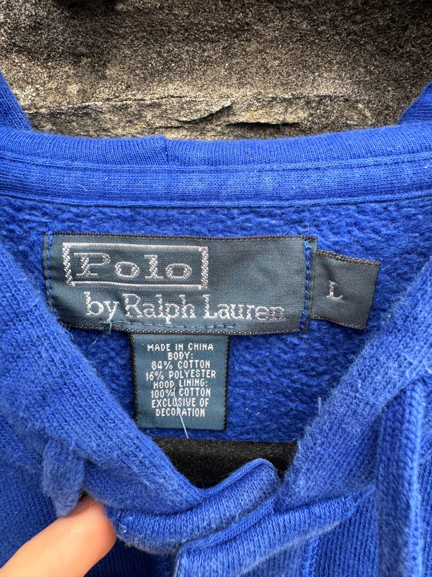 Vintage Ralph Lauren Button Hoodie