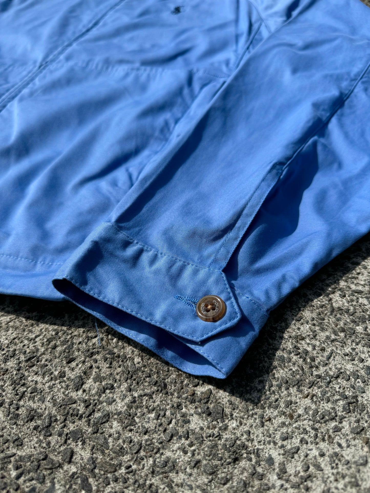 Vintage Ralph Lauren Blue Golf Bomber Jacket