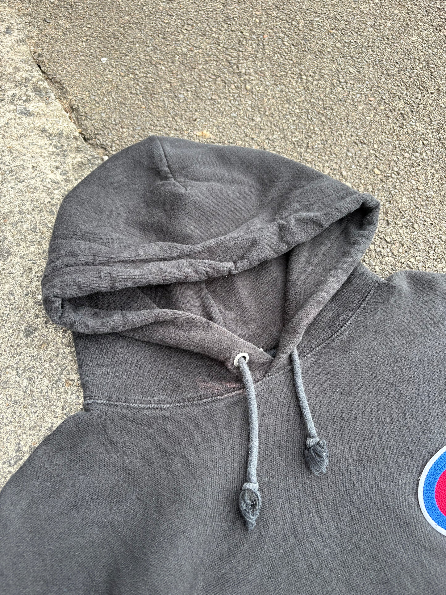 Vintage Black Champion Hoodie
