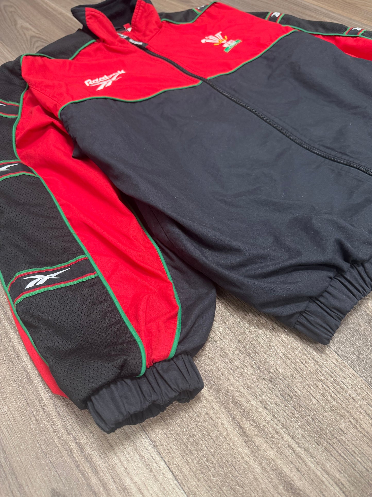 Wales WRU Vintage Reebok Track Jacket