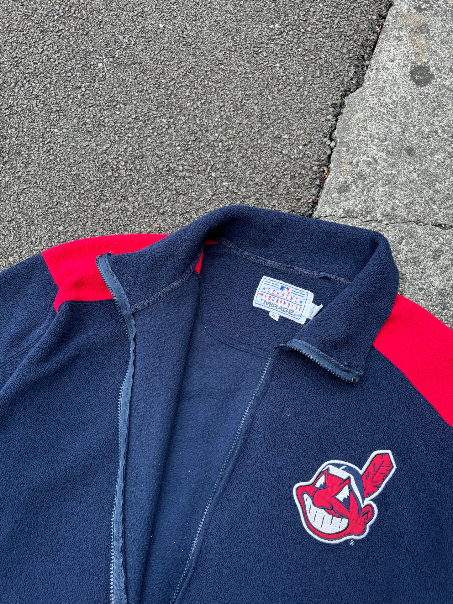Cleveland Indians Mirage Zip Fleece