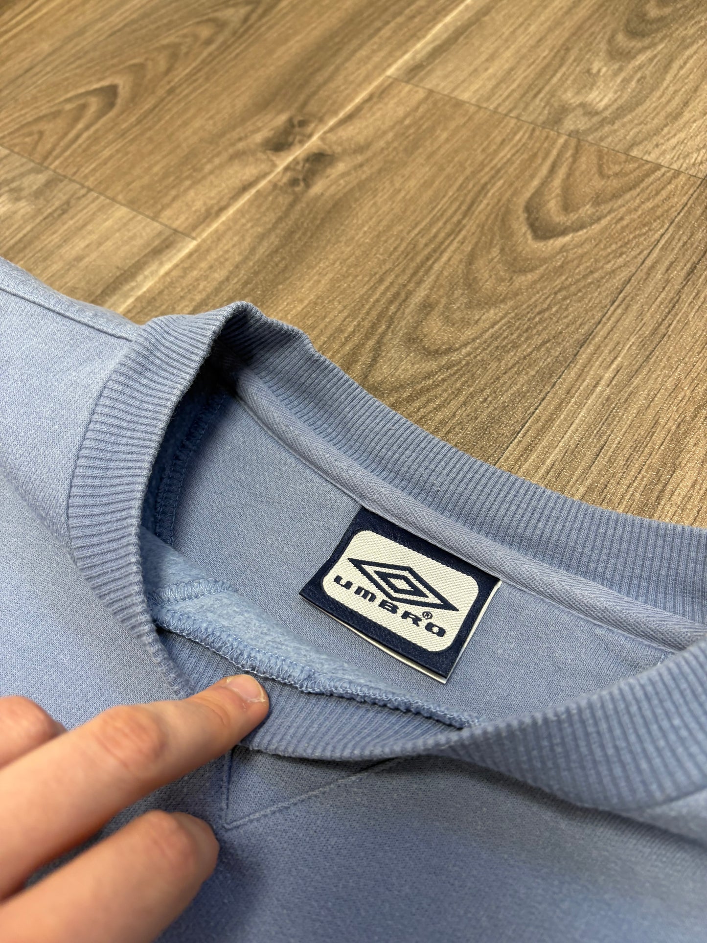 Vintage Umbro Washed Blue Sweat