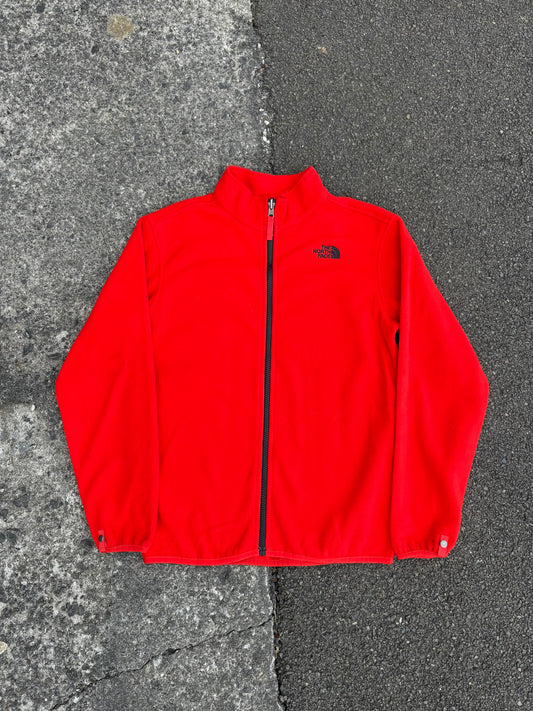 The North Face Orange Zip Fleece