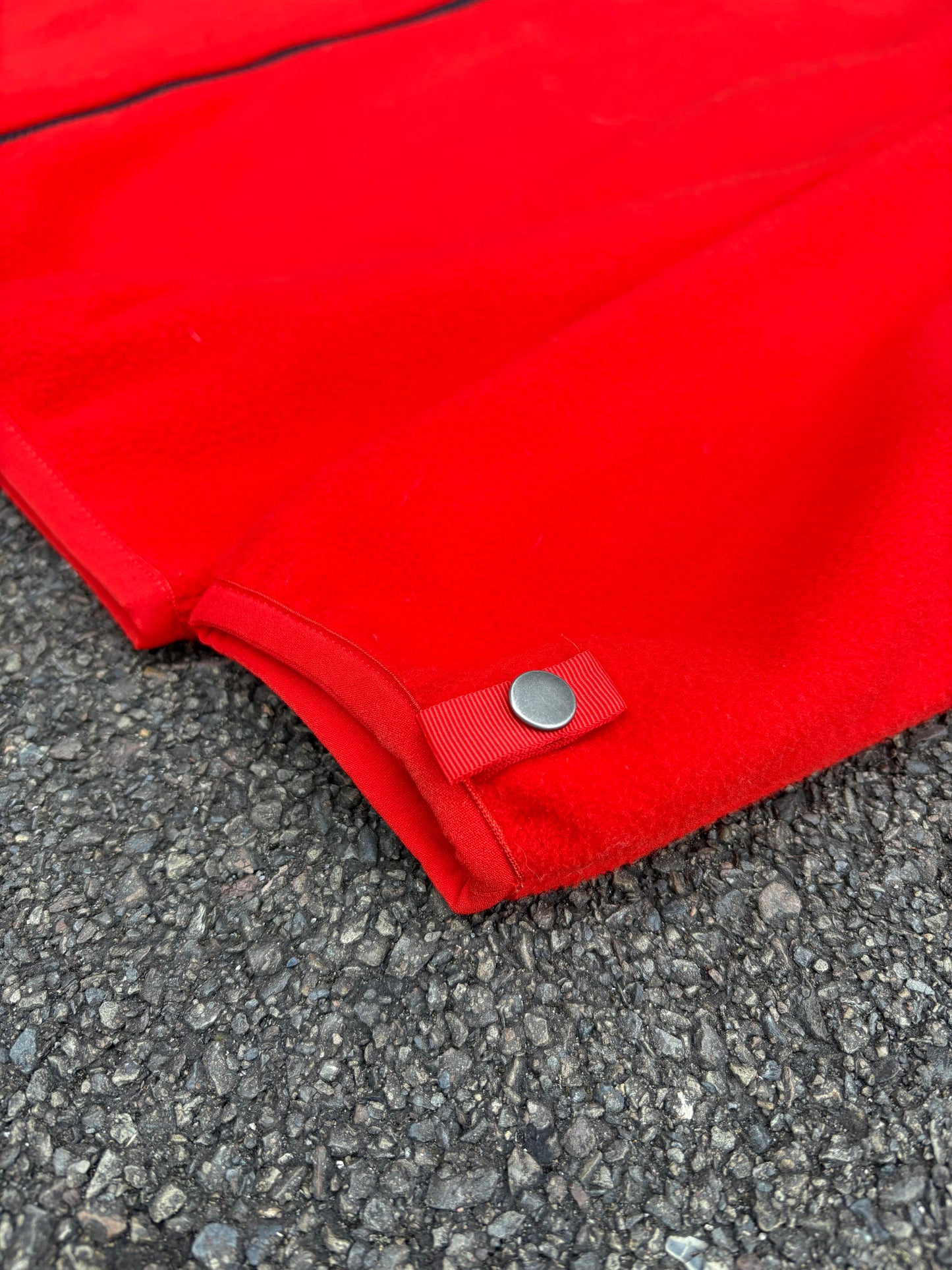 The North Face Orange Zip Fleece