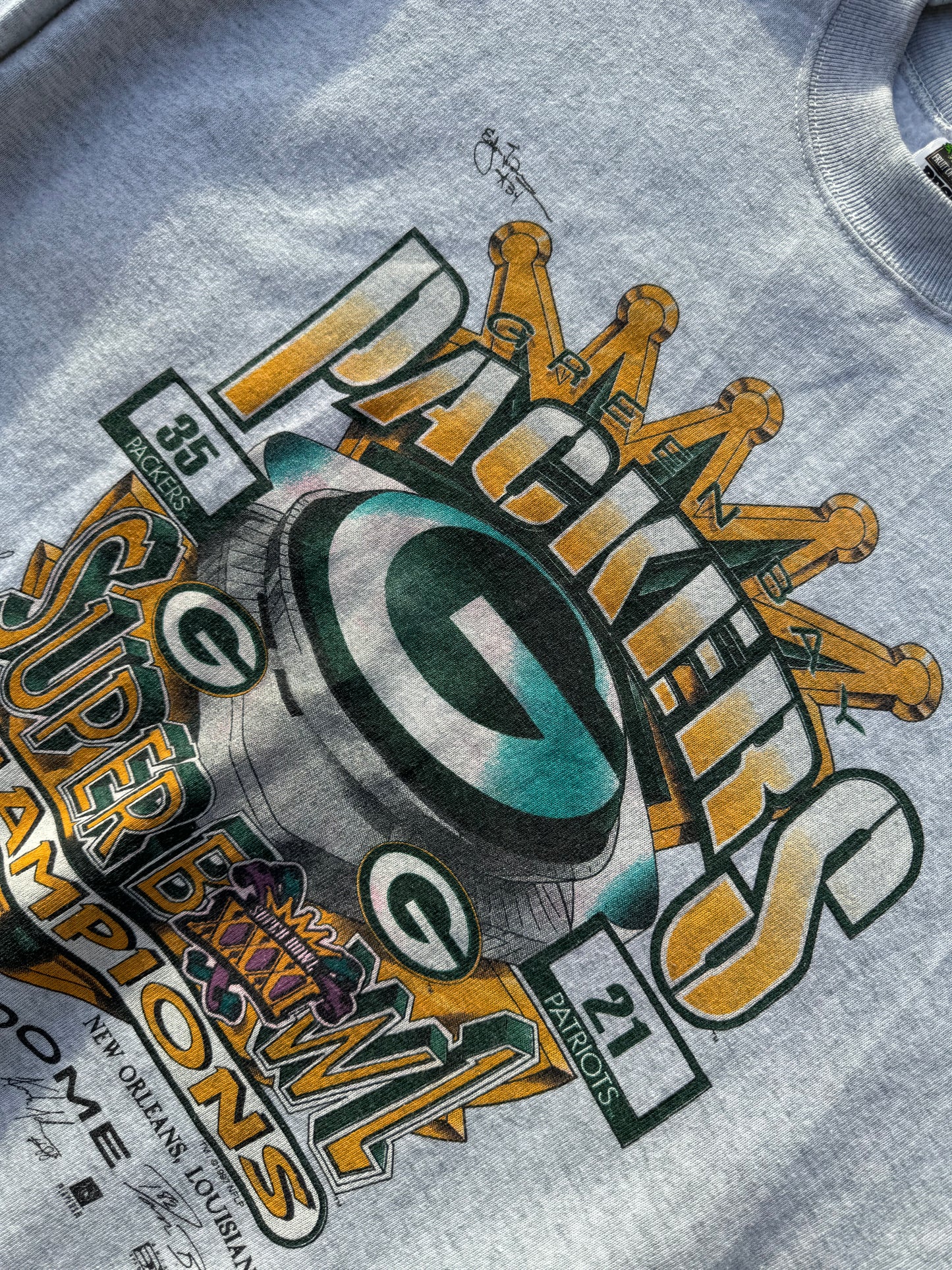 1997 Green Bay Packers Super Bowl Champions Sweatshirt