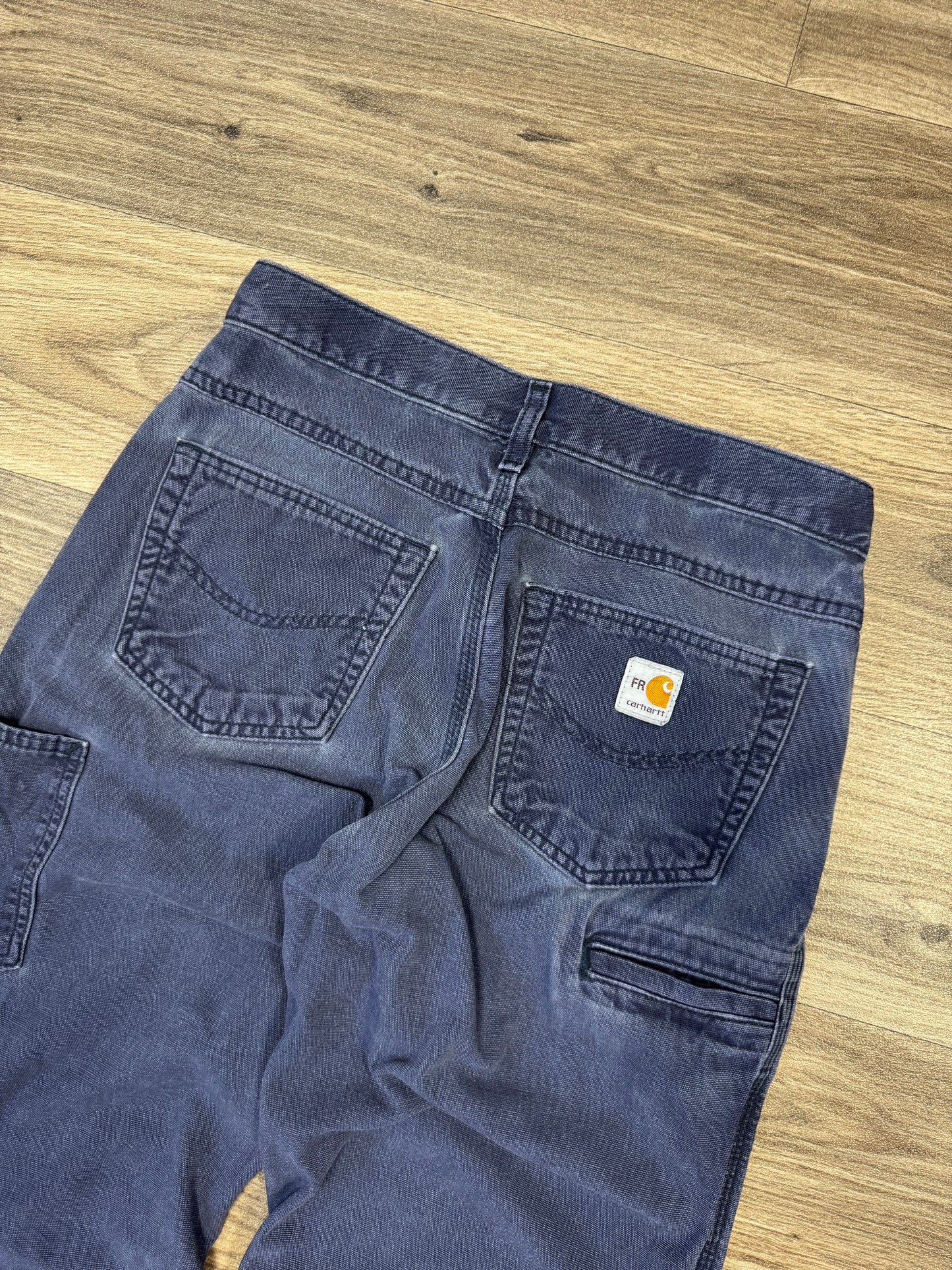 Carhartt FR Washed Blue Denim Jeans