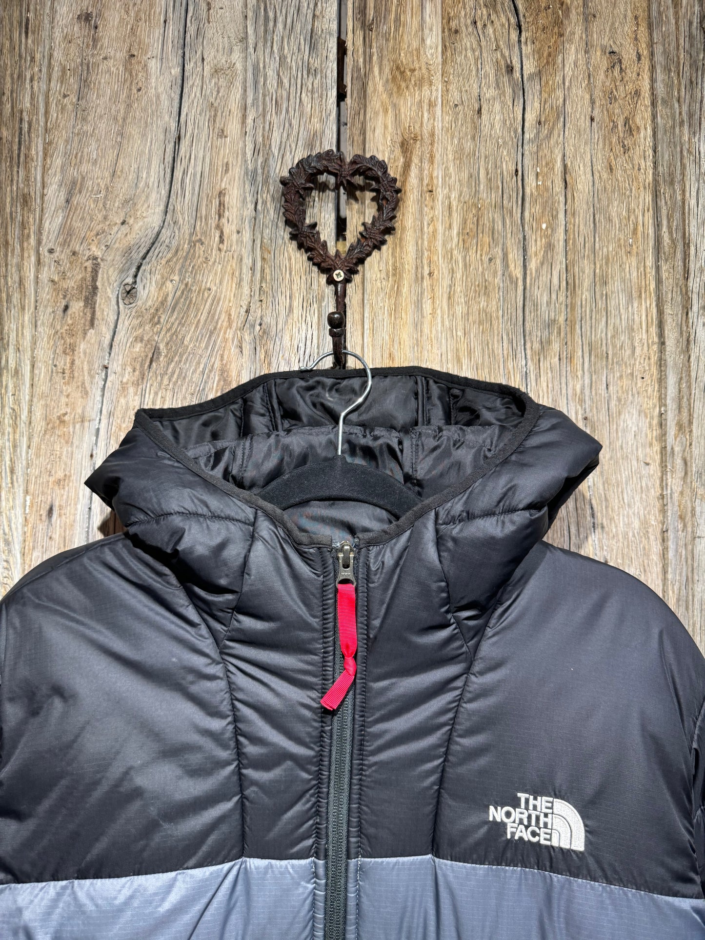 Grey North Face Synthetic Puffer Jacket
