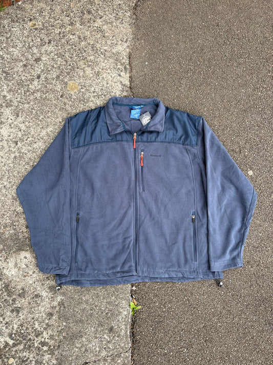 Y2K Reebok Navy Zip Fleece