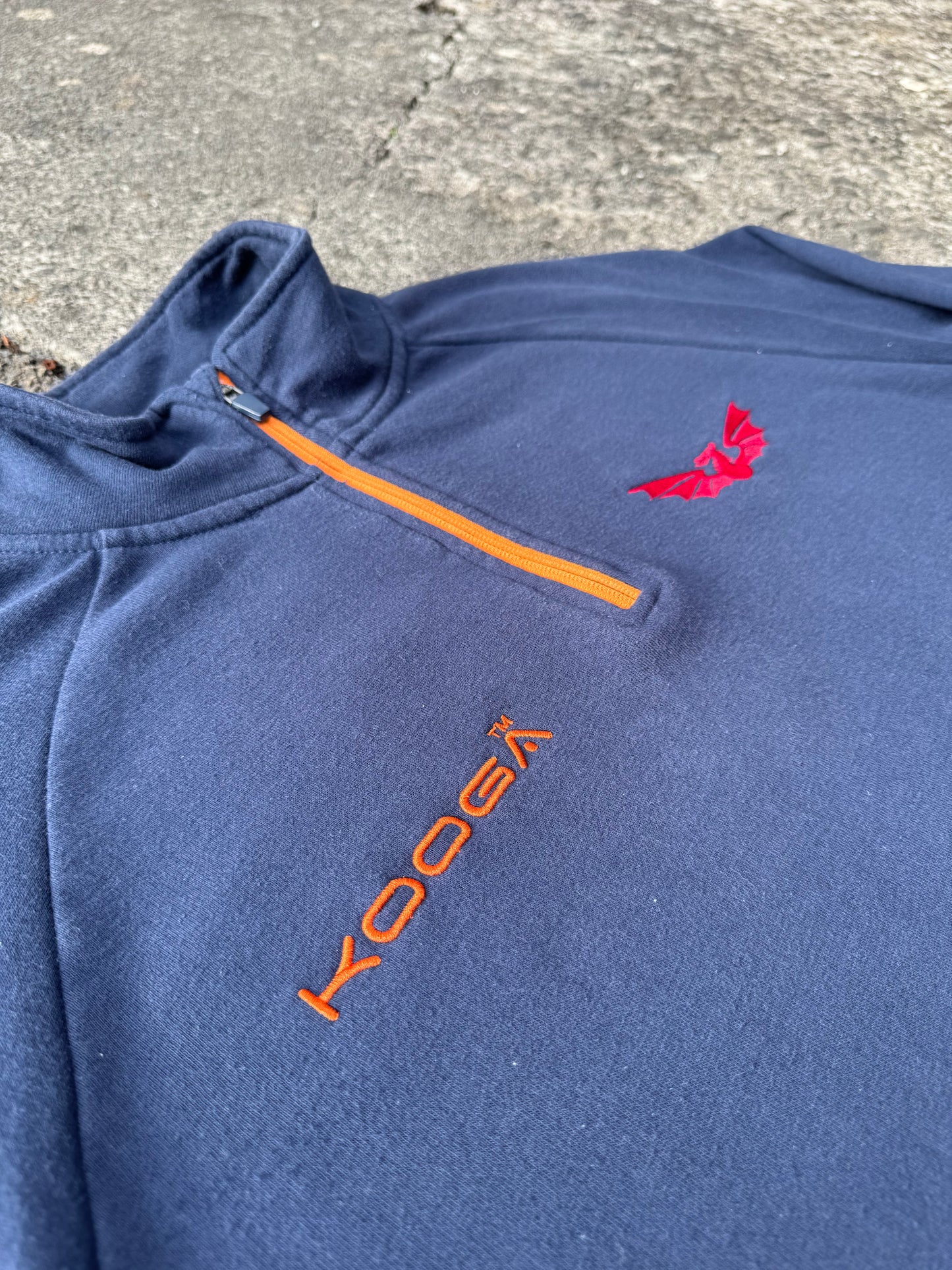 Scarlets Navy 1/4 Zip Jumper