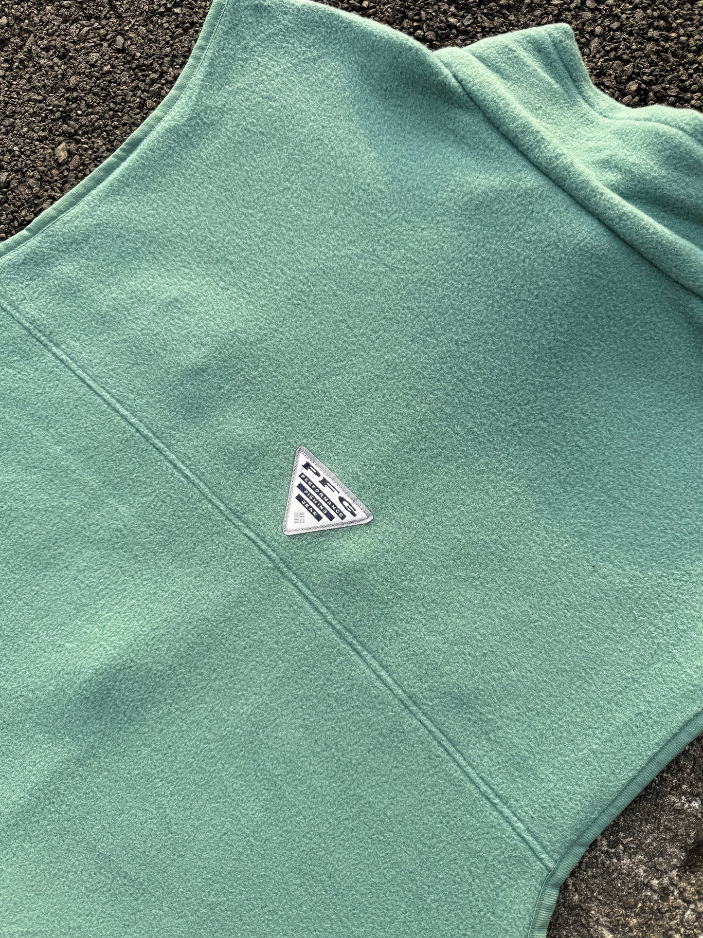 Columbia PFG Green Fleece Gillet