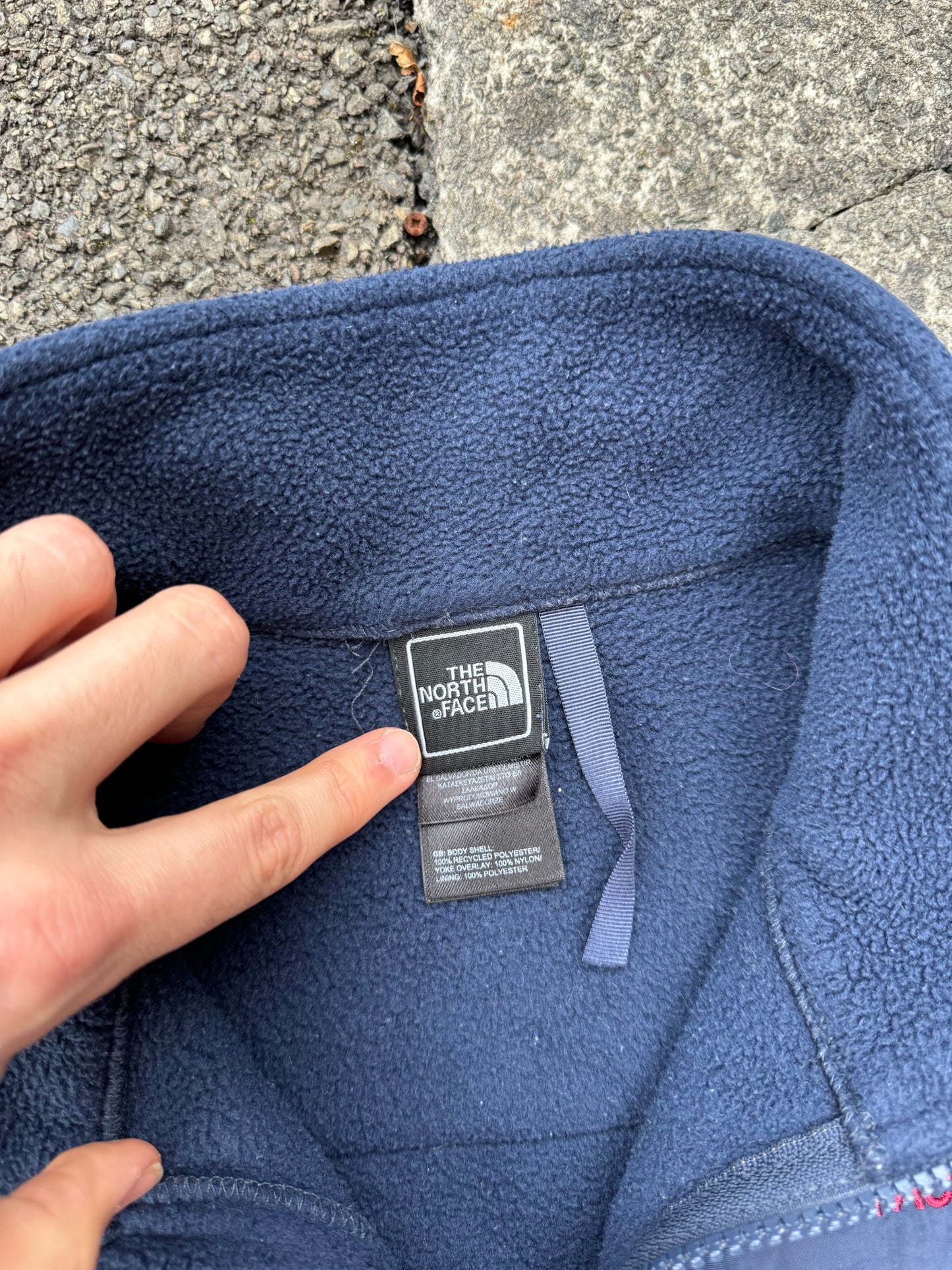 North Face Navy Fleece Jacket