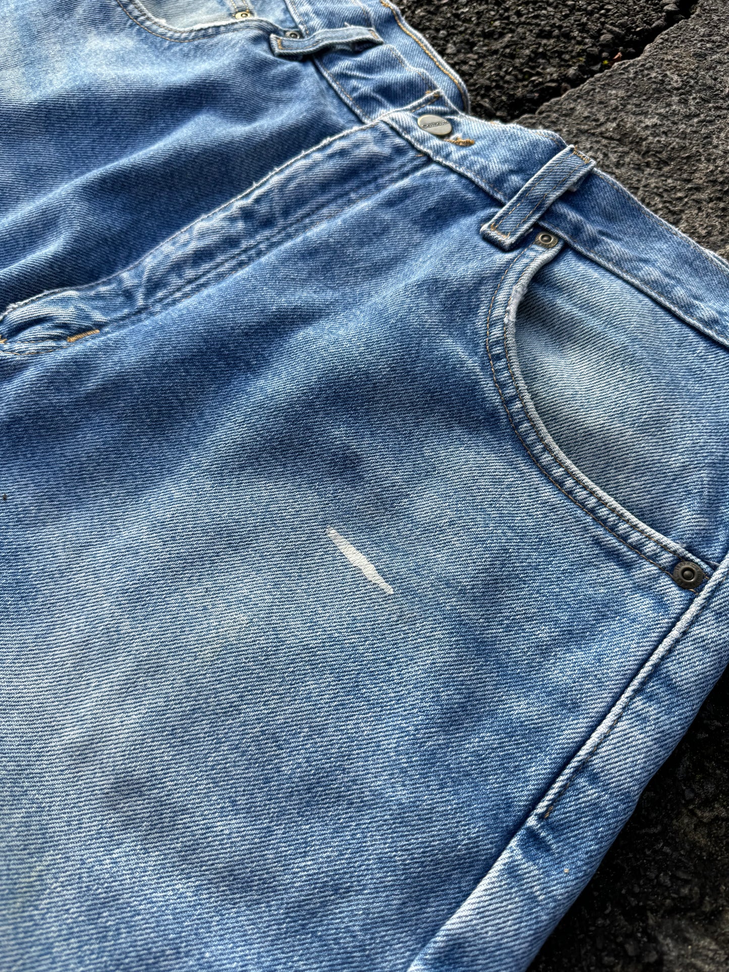 Vintage Carhartt Blue Check Lined Jeans