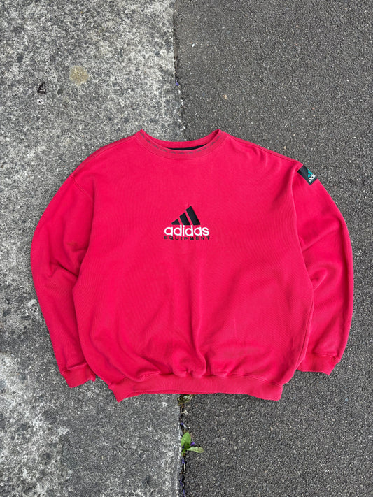 Vintage Adidas Equipment Red Sweatshirt